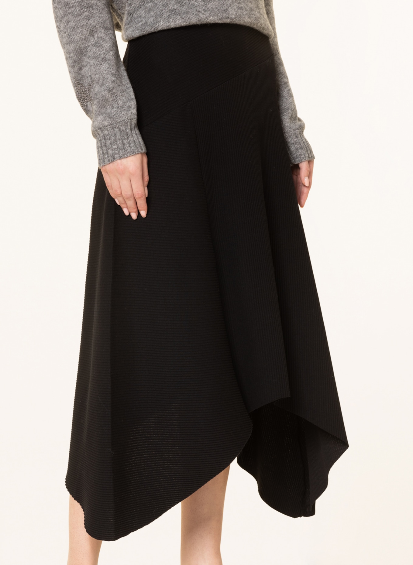 ALLSAINTS Knit skirt GIA, Color: BLACK (Image 4)
