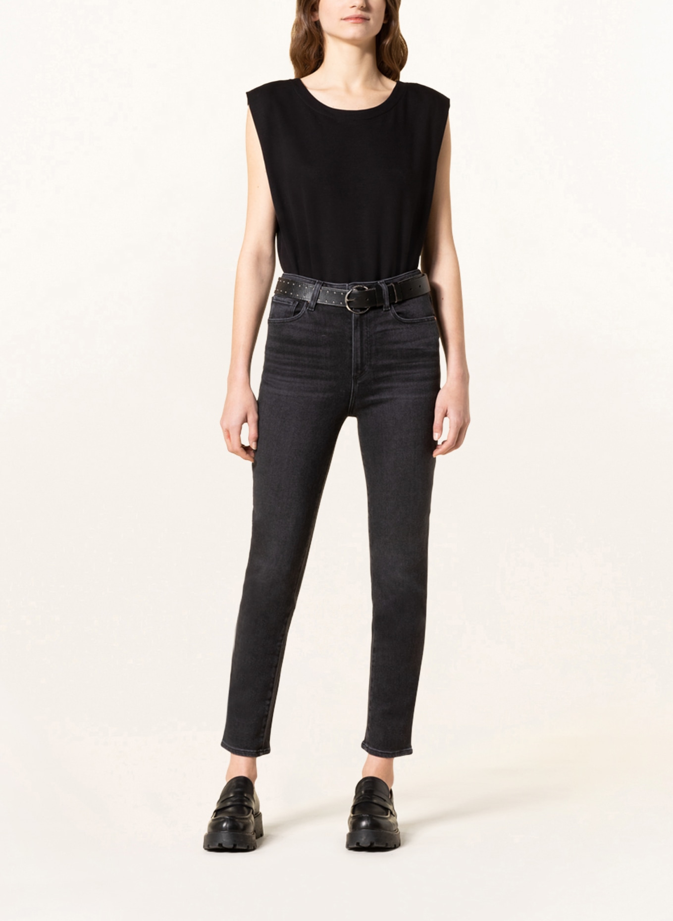 PAIGE Jeans SARAH, Color: W7594 BLACK LOTUS (Image 2)