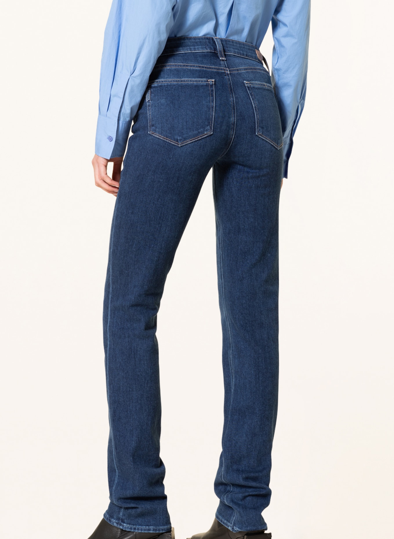 PAIGE Straight Jeans SKYLINE, Farbe: W8099 CHAPEL (Bild 5)