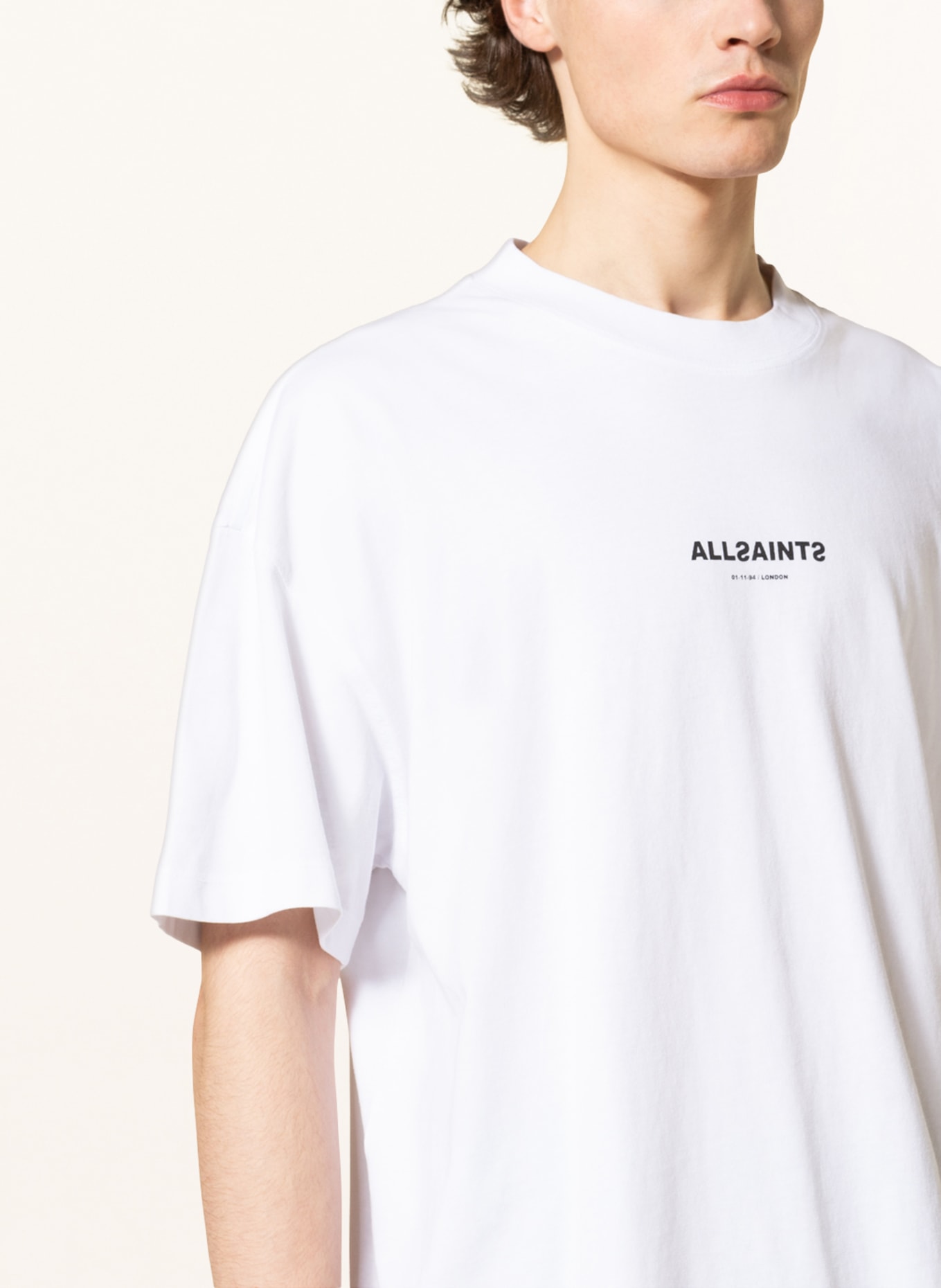 ALLSAINTS Oversized shirt SUBVERSE, Color: WHITE (Image 4)