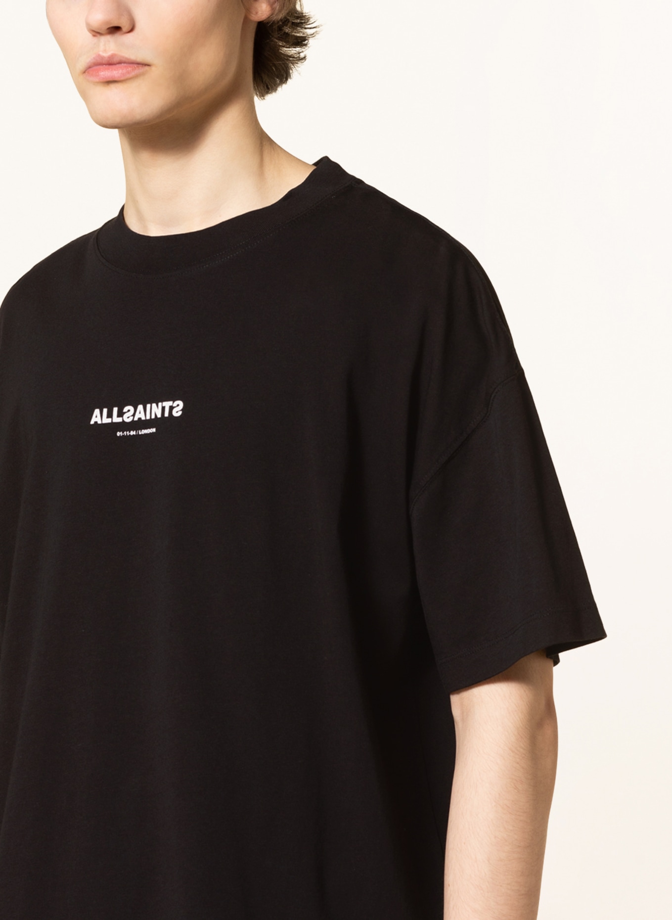 ALLSAINTS T-shirt SUBVERSE, Color: BLACK (Image 4)