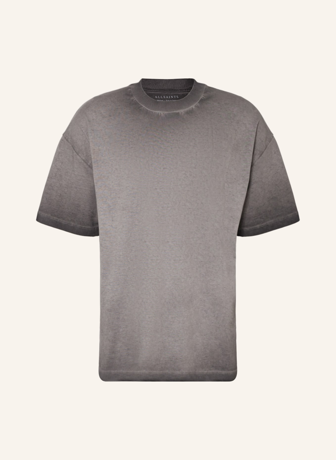 ALLSAINTS Oversized tričko PARC, Barva: ŠEDÁ (Obrázek 1)