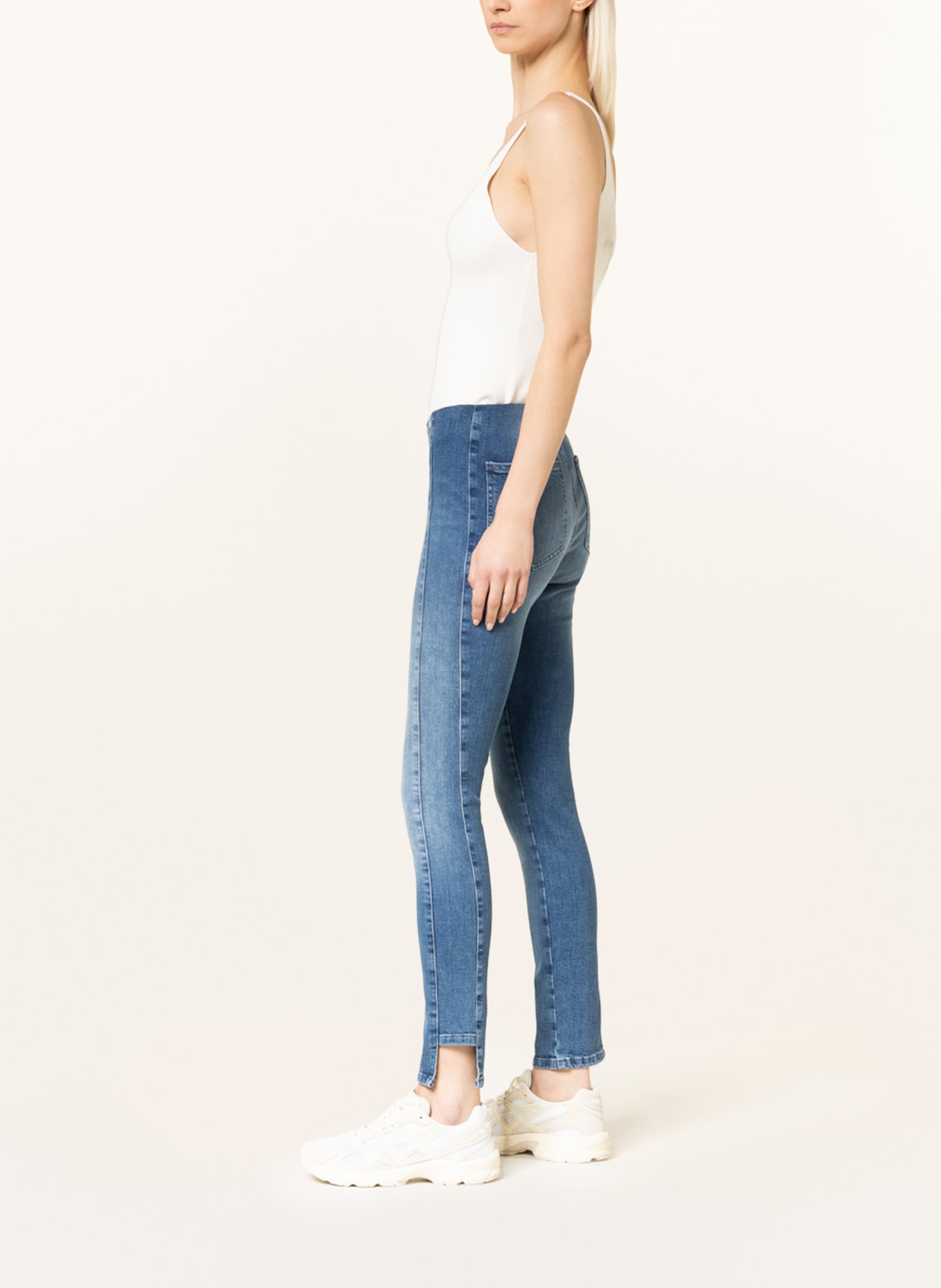 PNTS Skinny džíny THE PULL ON: 26 Vintage BLUE
