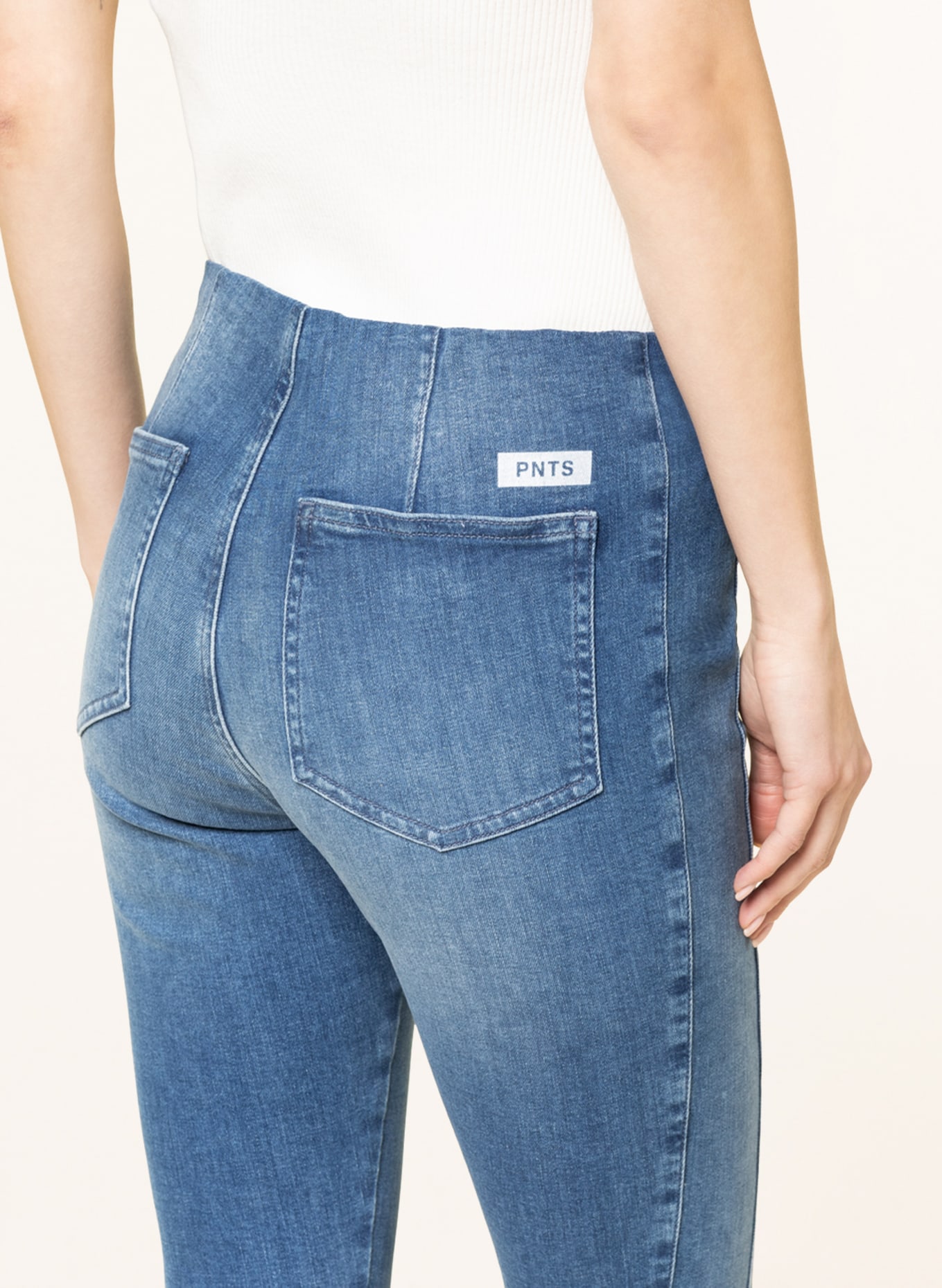 PNTS Skinny džíny THE PULL ON: 26 Vintage BLUE