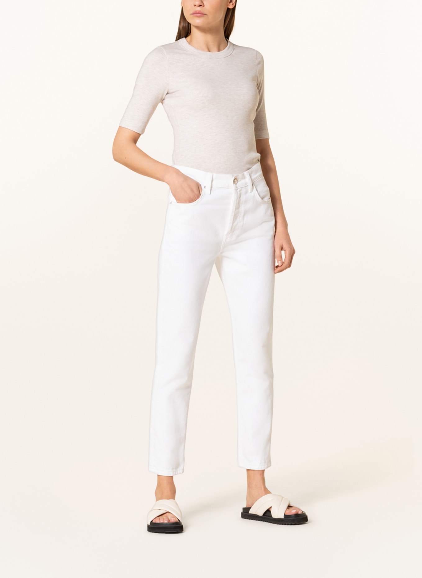 InWear T-Shirt DAGNAIW: CREME