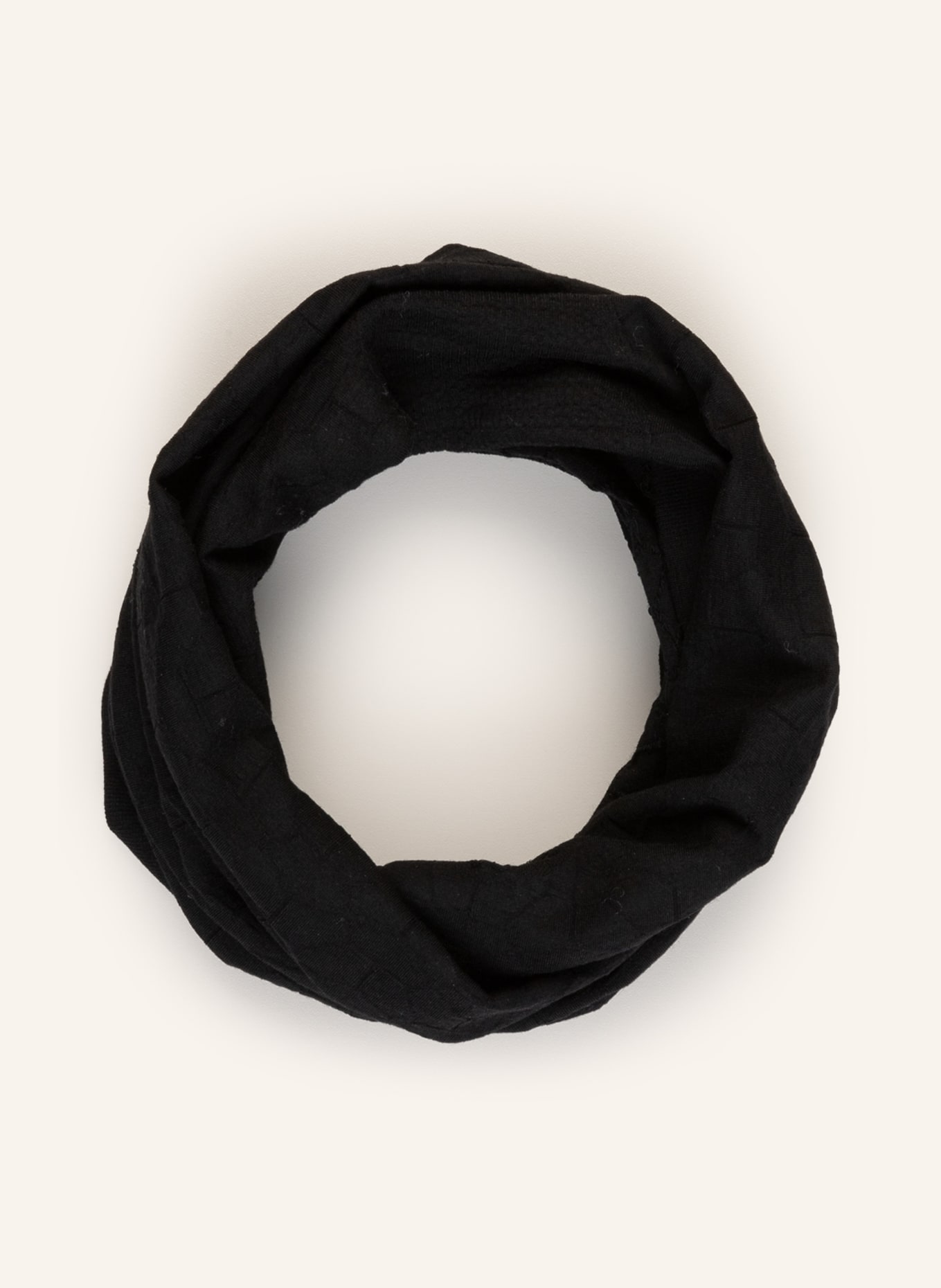 P.A.C. Multifunctional scarf MERINO MESH, Color: BLACK (Image 2)