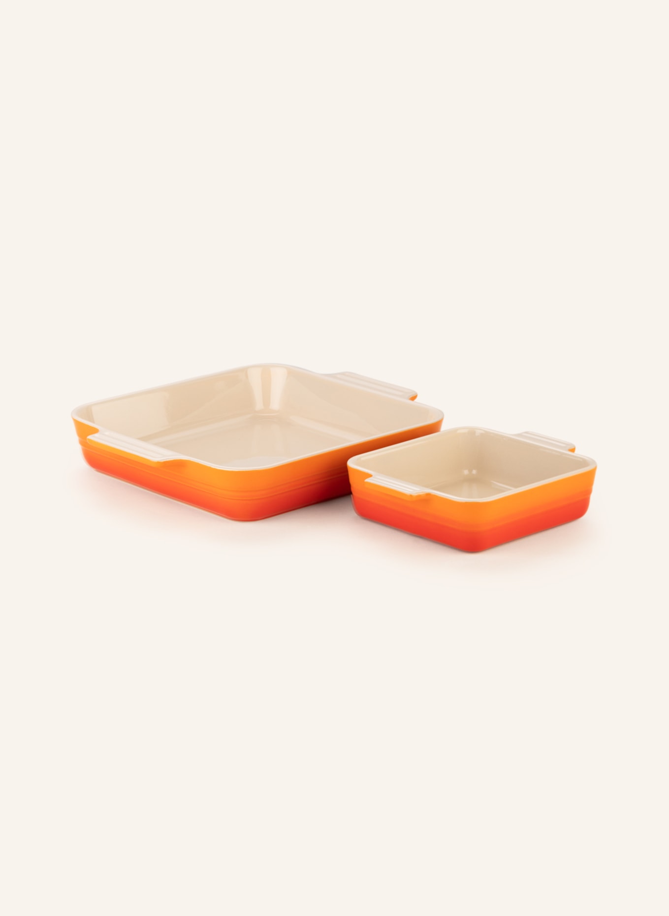LE CREUSET Set van 2 ovenschaaltjes: 252 FLAME