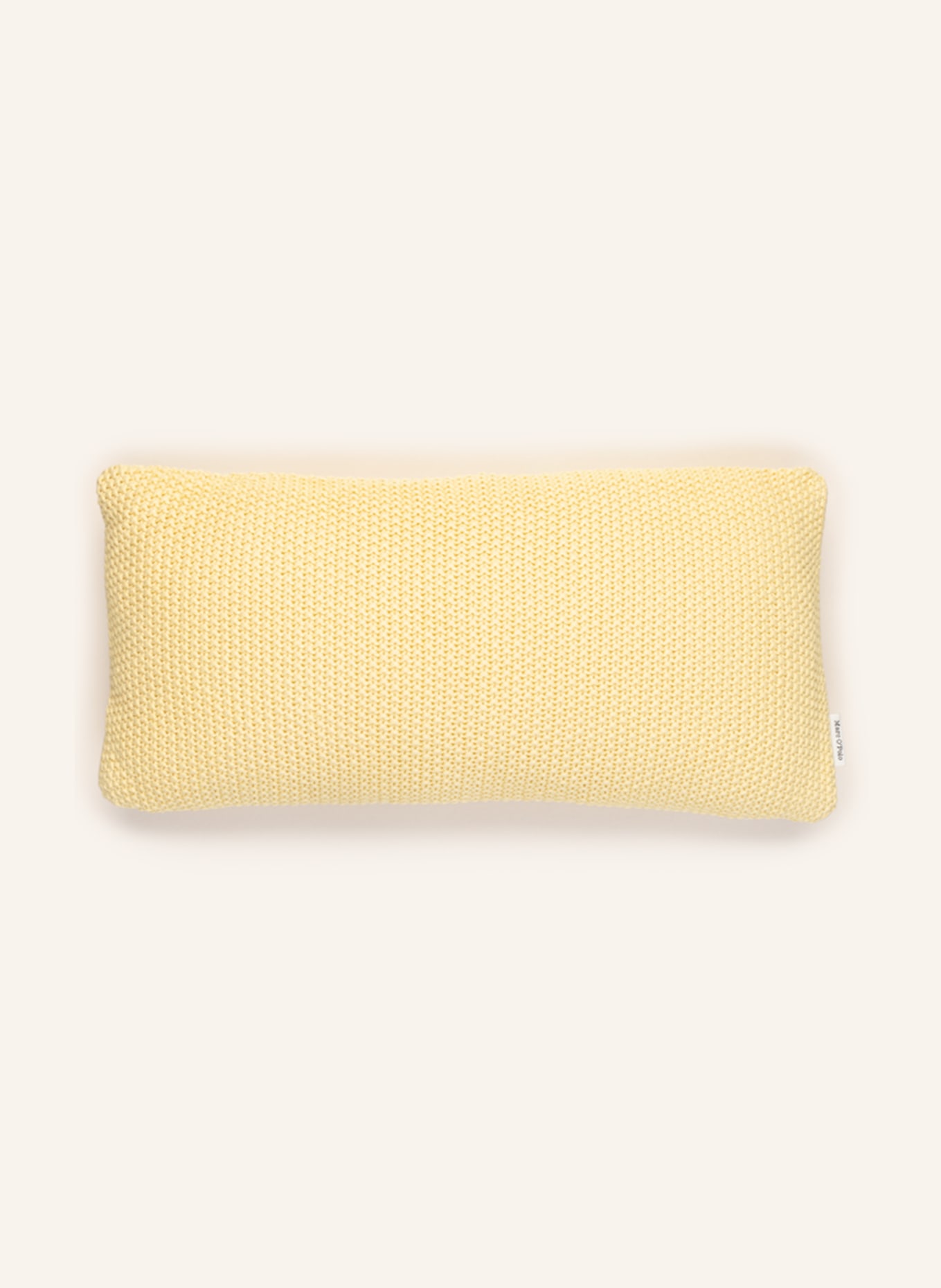 Marc O'Polo Decorative cushion NORDIC KNIT, Color: LIGHT YELLOW (Image 1)