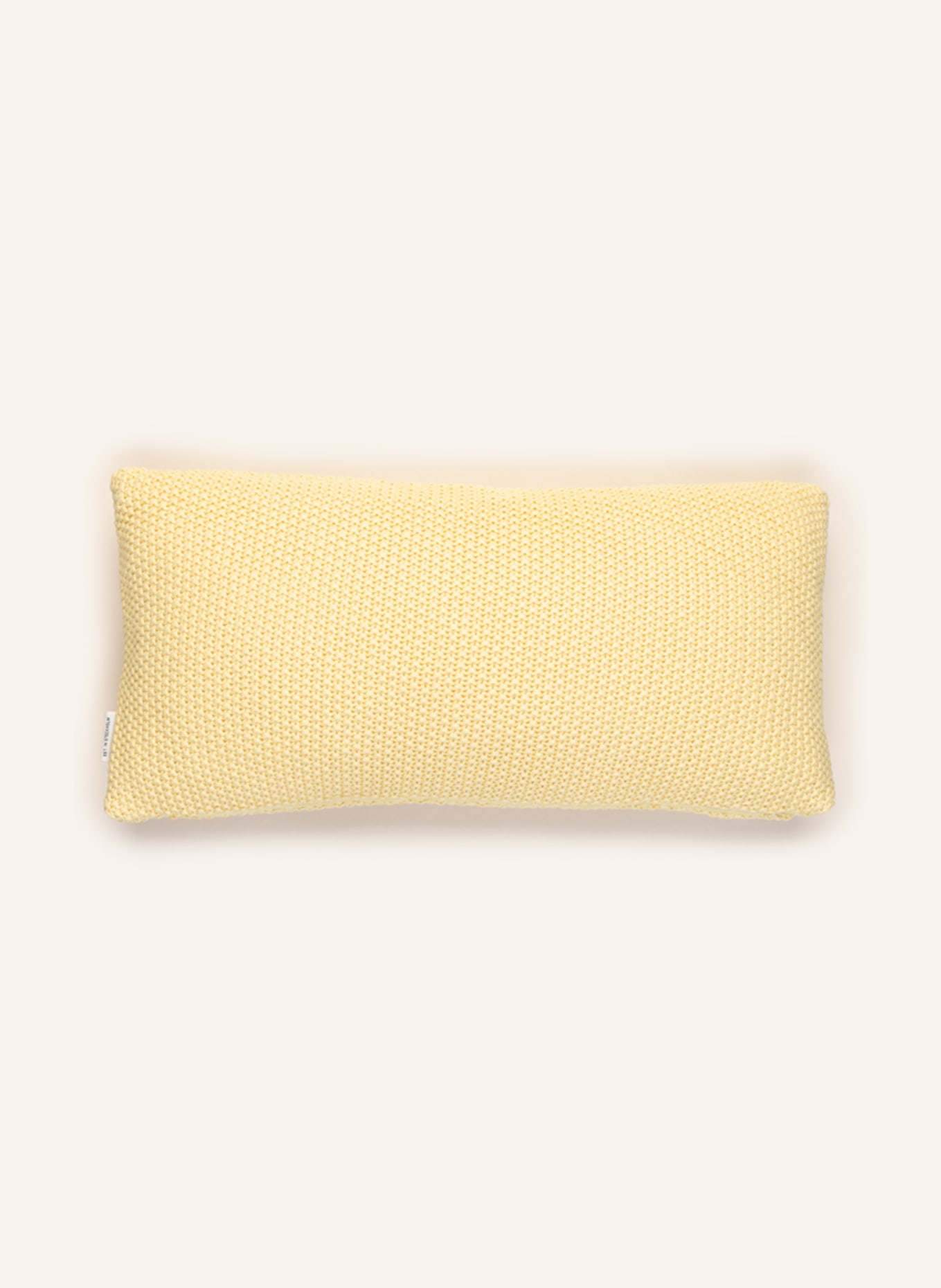 Marc O'Polo Decorative cushion NORDIC KNIT, Color: LIGHT YELLOW (Image 2)