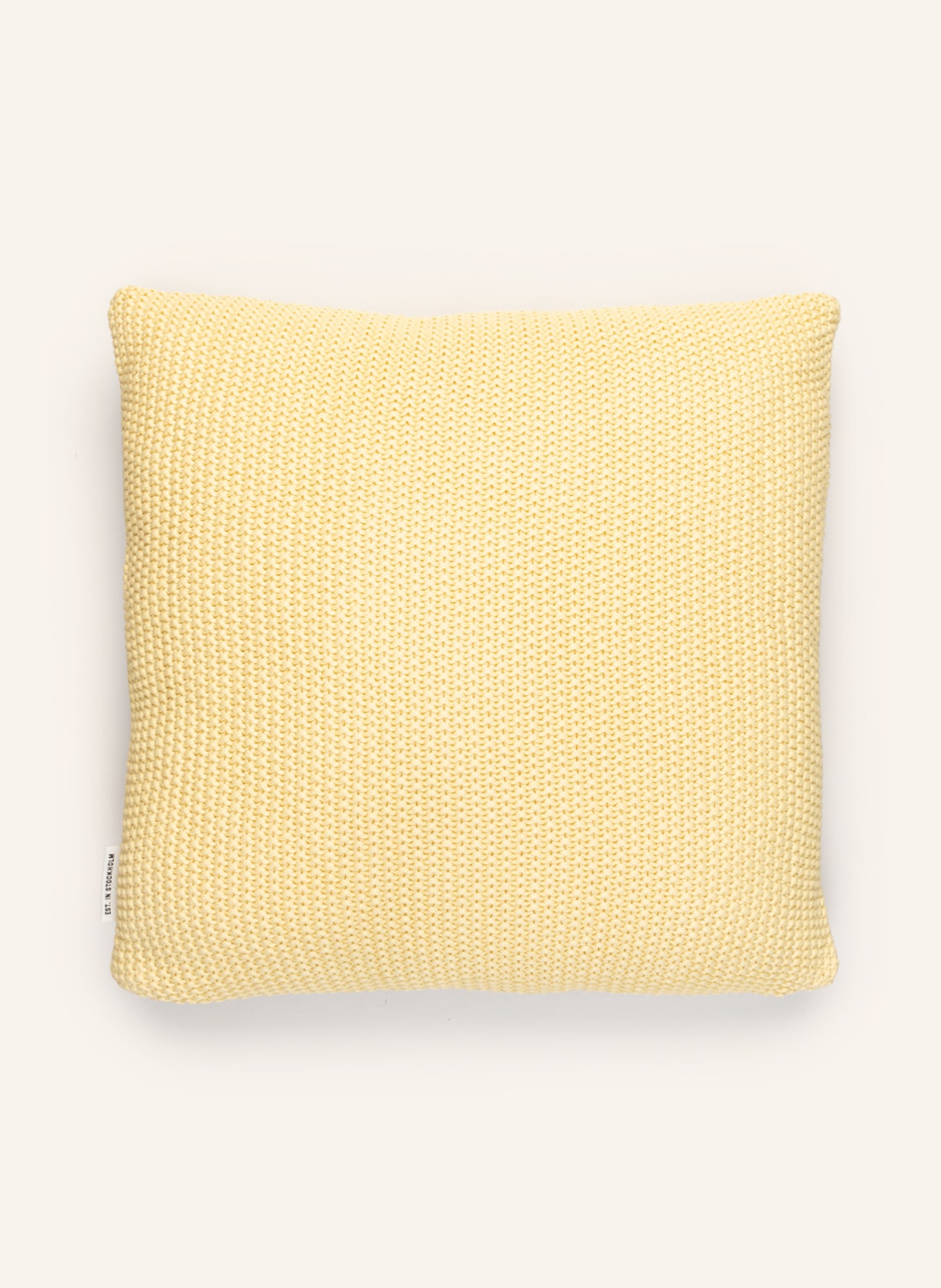 Marc O'Polo Decorative cushion NORDIC KNIT, Color: YELLOW (Image 2)