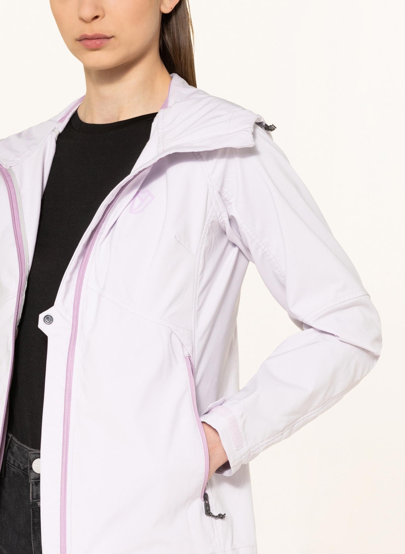 DIDRIKSONS Outdoor jacket PETRA, Color: LIGHT PURPLE (Image 5)