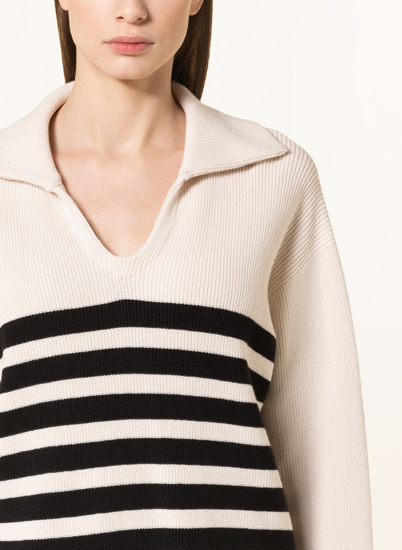 someday Sweater TIOR, Color: ECRU/ BLACK (Image 4)