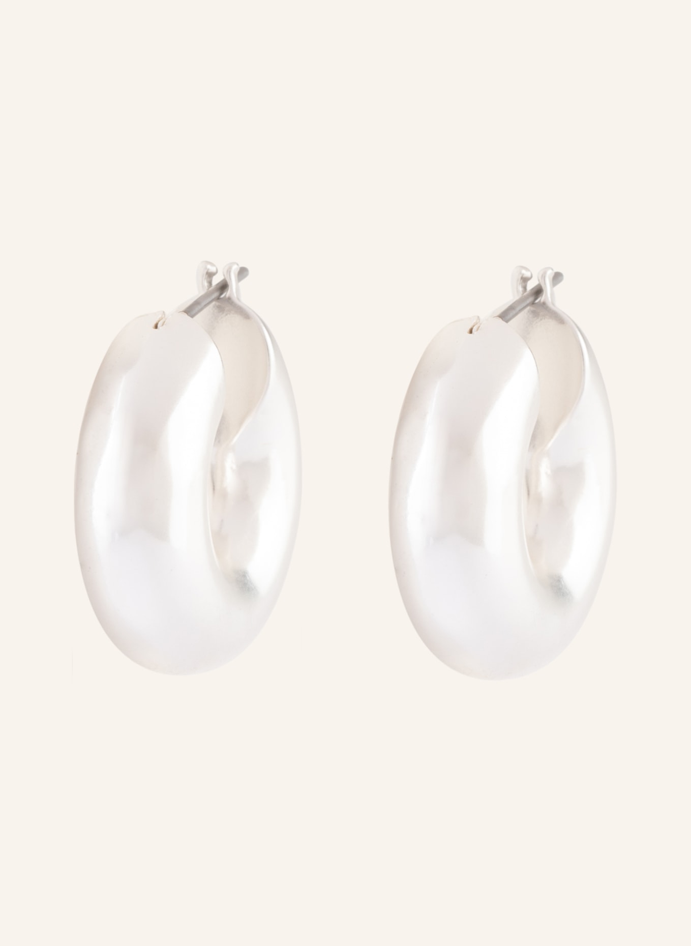 COS Creole earrings, Color: SILVER (Image 1)