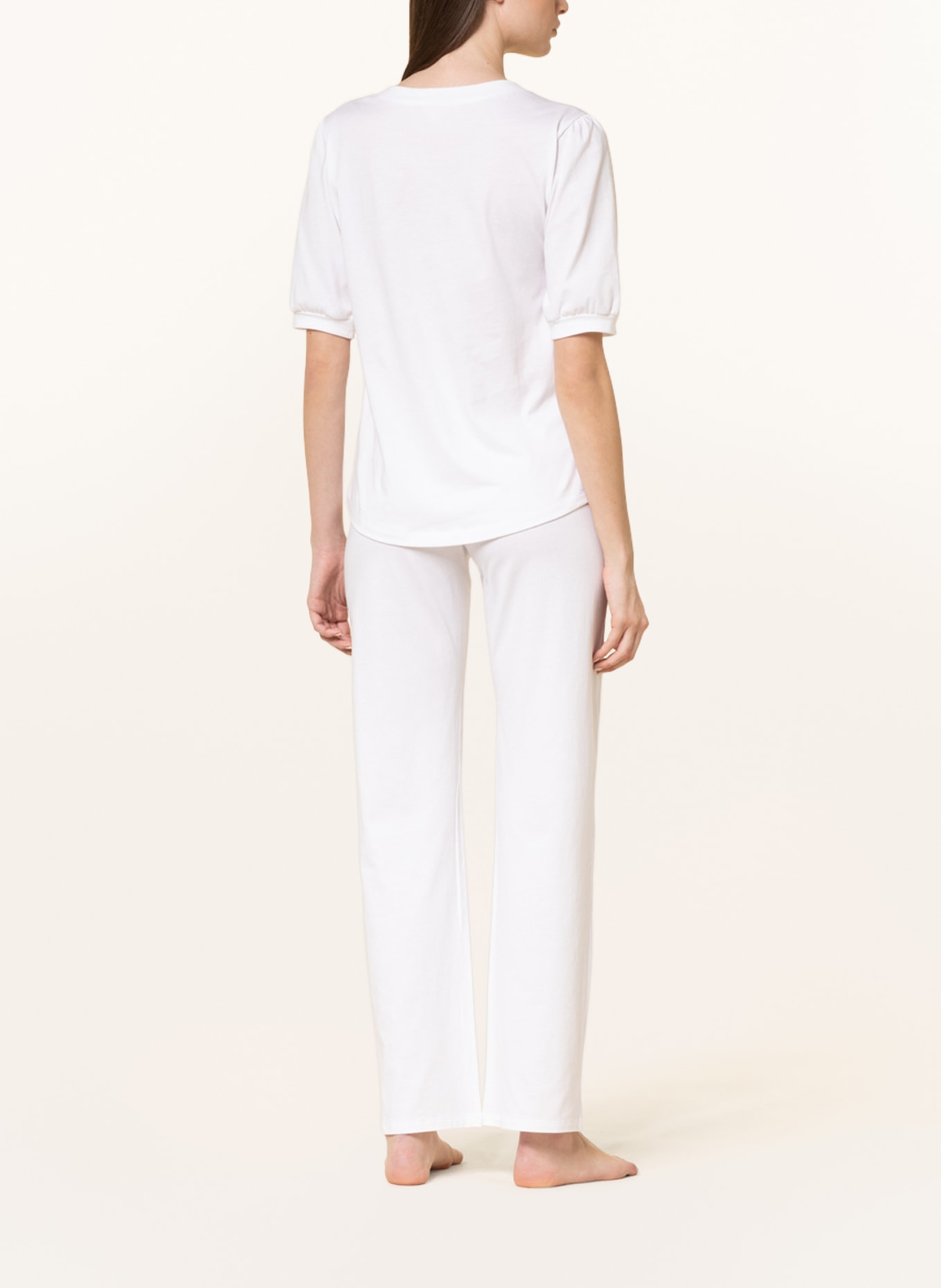 HANRO Lounge shirt NATURAL SHIRT, Color: WHITE (Image 3)