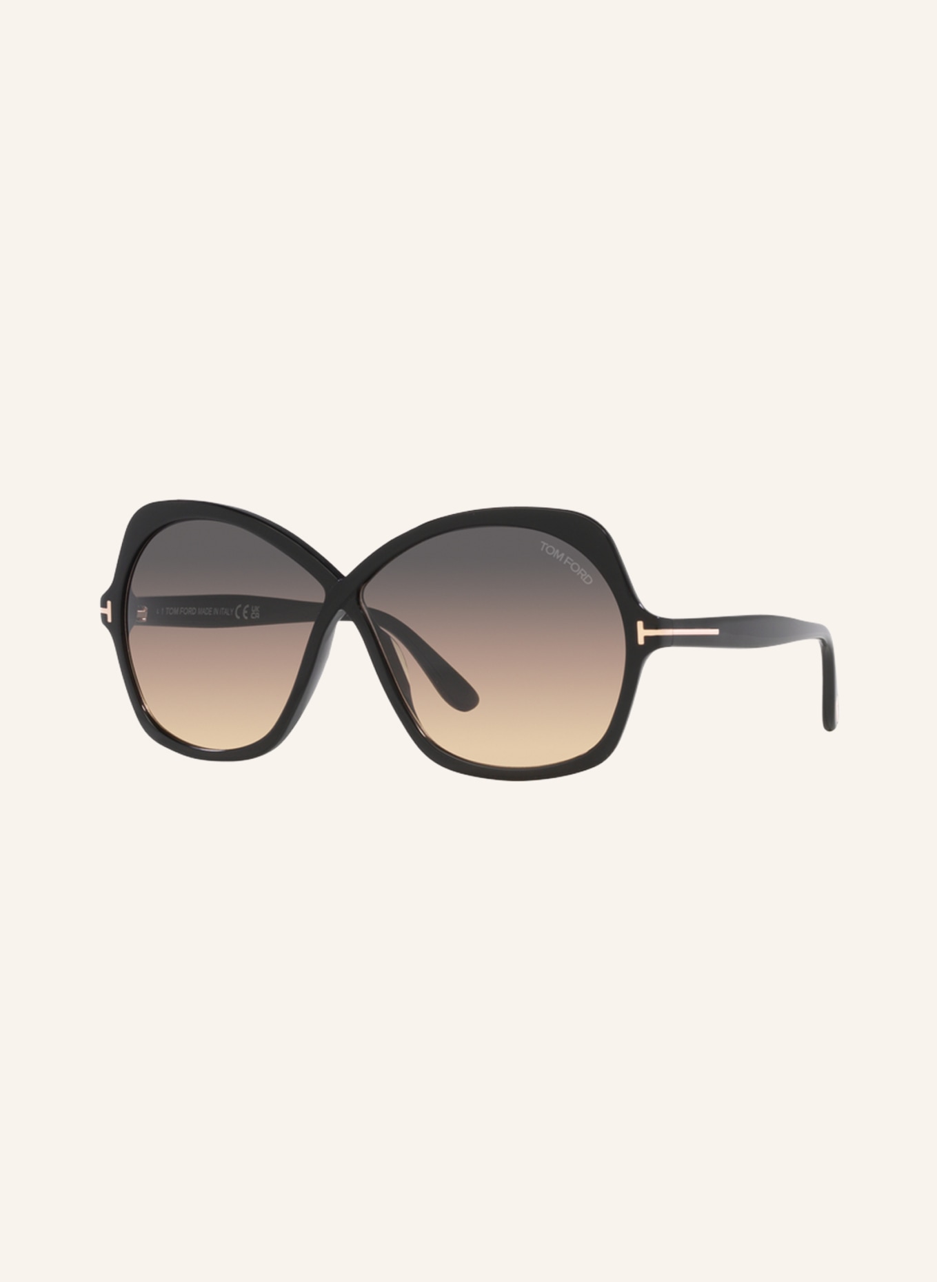 TOM FORD Sunglasses TR001539, Color: 1330L3 - BLACK/ GRAY GRADIENT (Image 1)