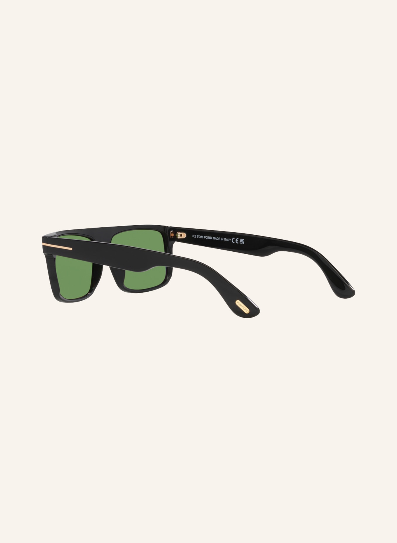 TOM FORD Sunglasses TR001531, Color: 1330J1 - BLACK/ GREEN (Image 4)