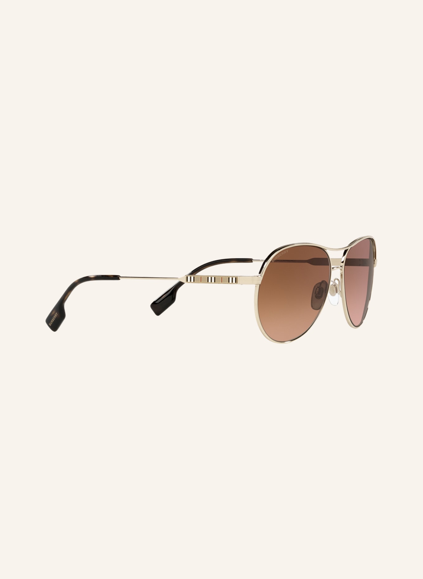BURBERRY Sunglasses BE3122, Color: 110913 - GOLD/ BROWN GRADIENT (Image 3)