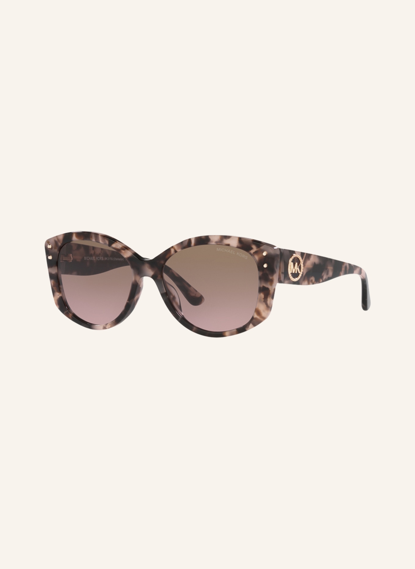 MICHAEL KORS Sunglasses MK215U, Color: 392114 - HAVANA/ PINK GRADIENT (Image 1)