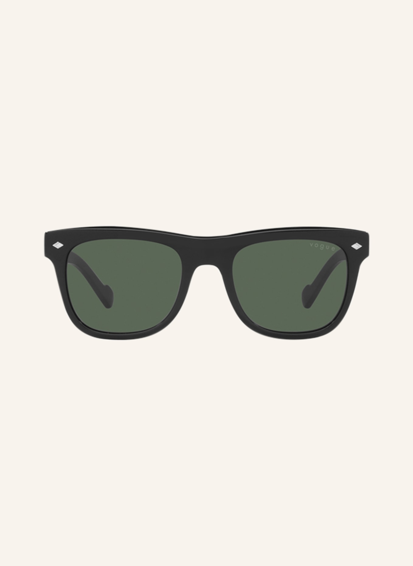 VOGUE Sunglasses VO5465S, Color: W44/71 - BLACK/ DARK GREEN (Image 2)