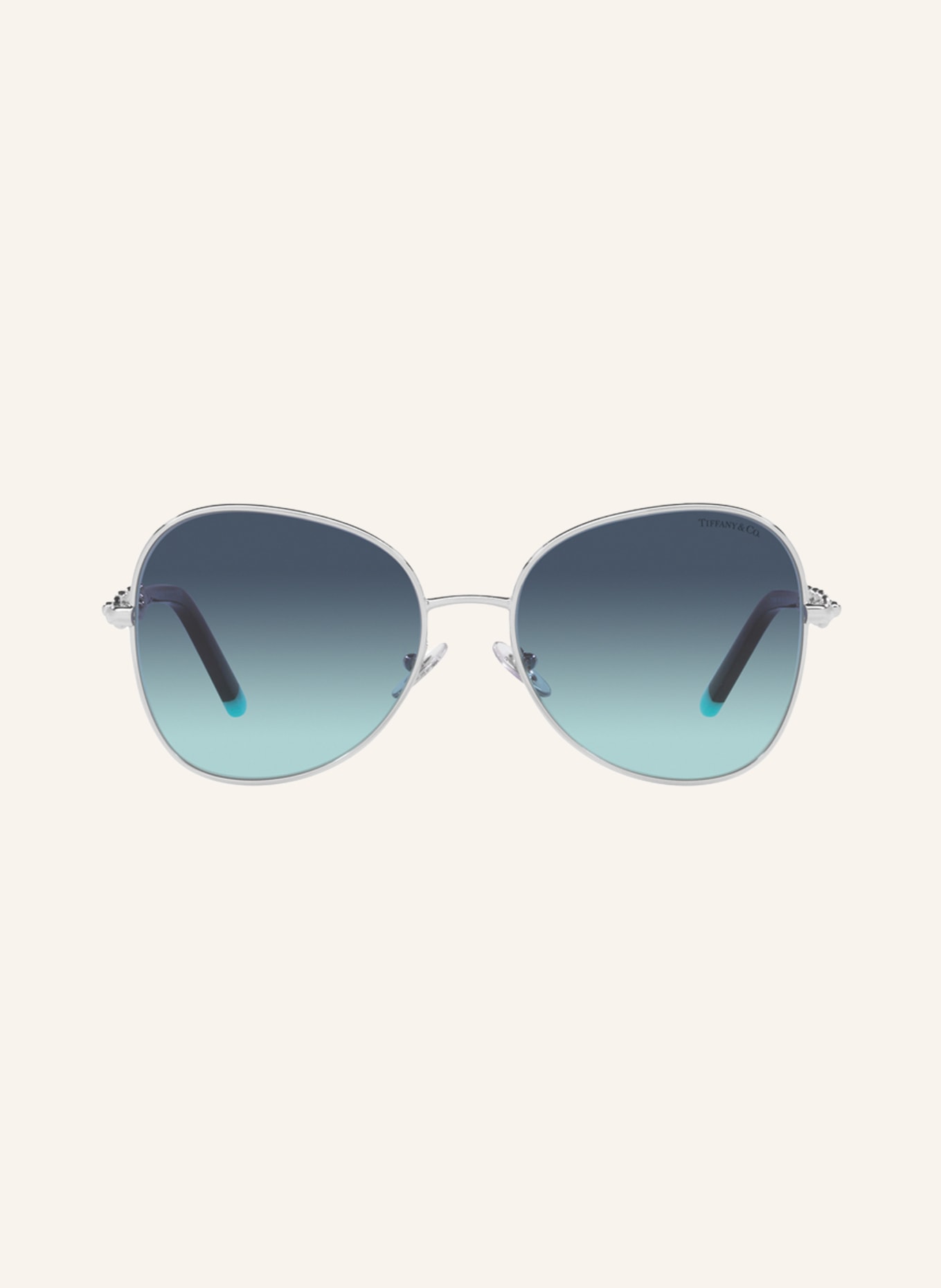 TIFFANY & Co. Sunglasses TF3086, Color: 60019S - SILVER/BLUE GRADIENT (Image 2)
