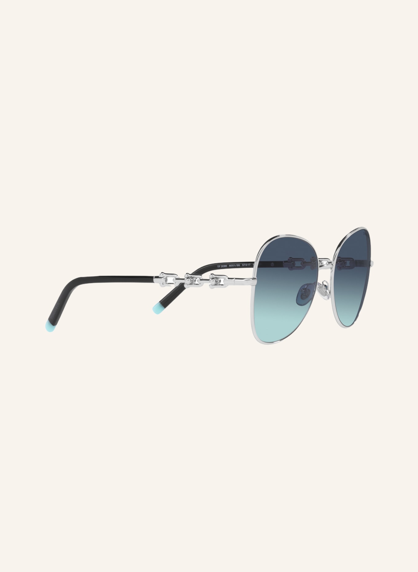 TIFFANY & Co. Sunglasses TF3086, Color: 60019S - SILVER/BLUE GRADIENT (Image 3)
