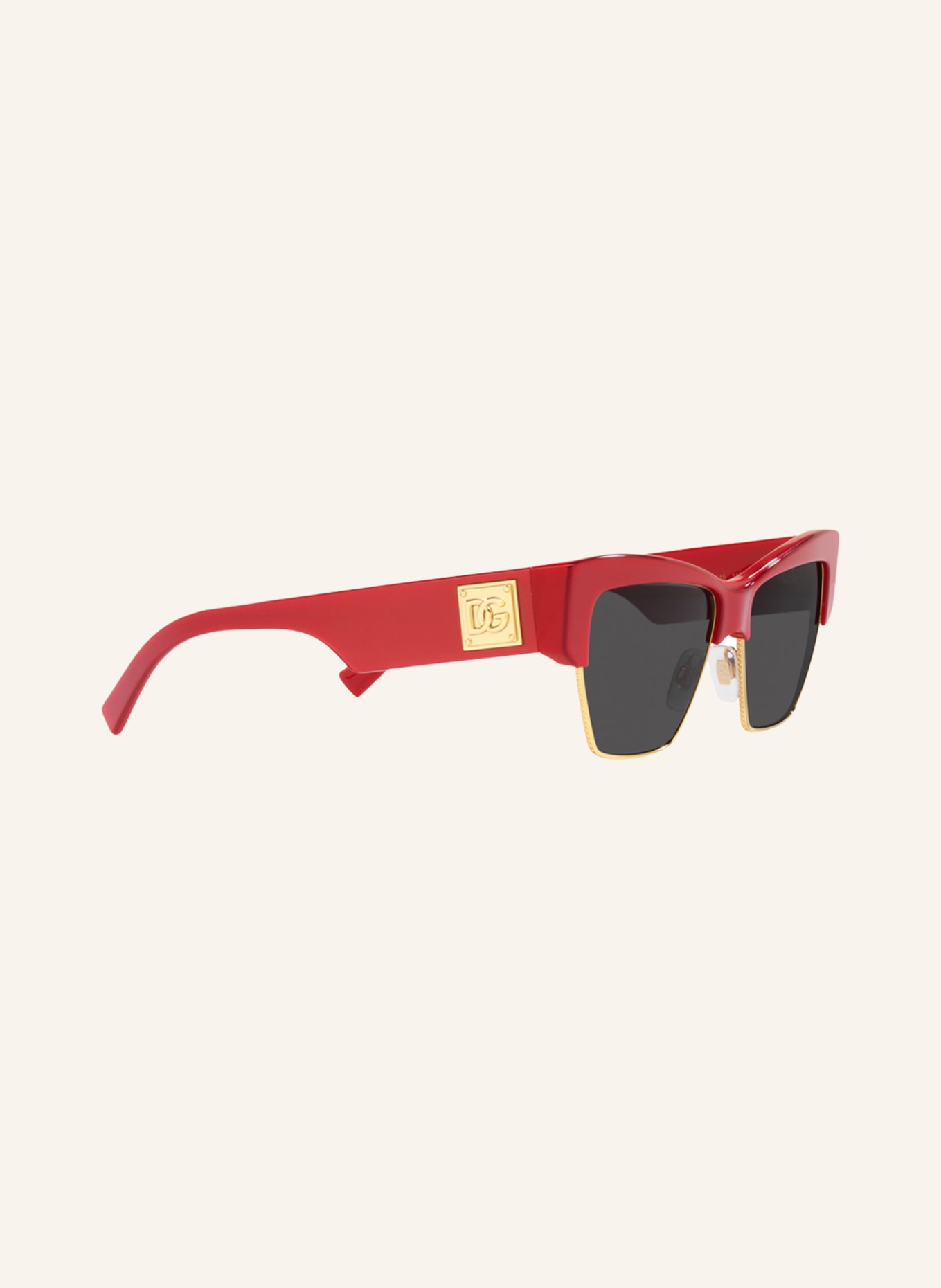 DOLCE & GABBANA Zonnebril DG4415: 337787 - ROOD/ DONKERGRIJS