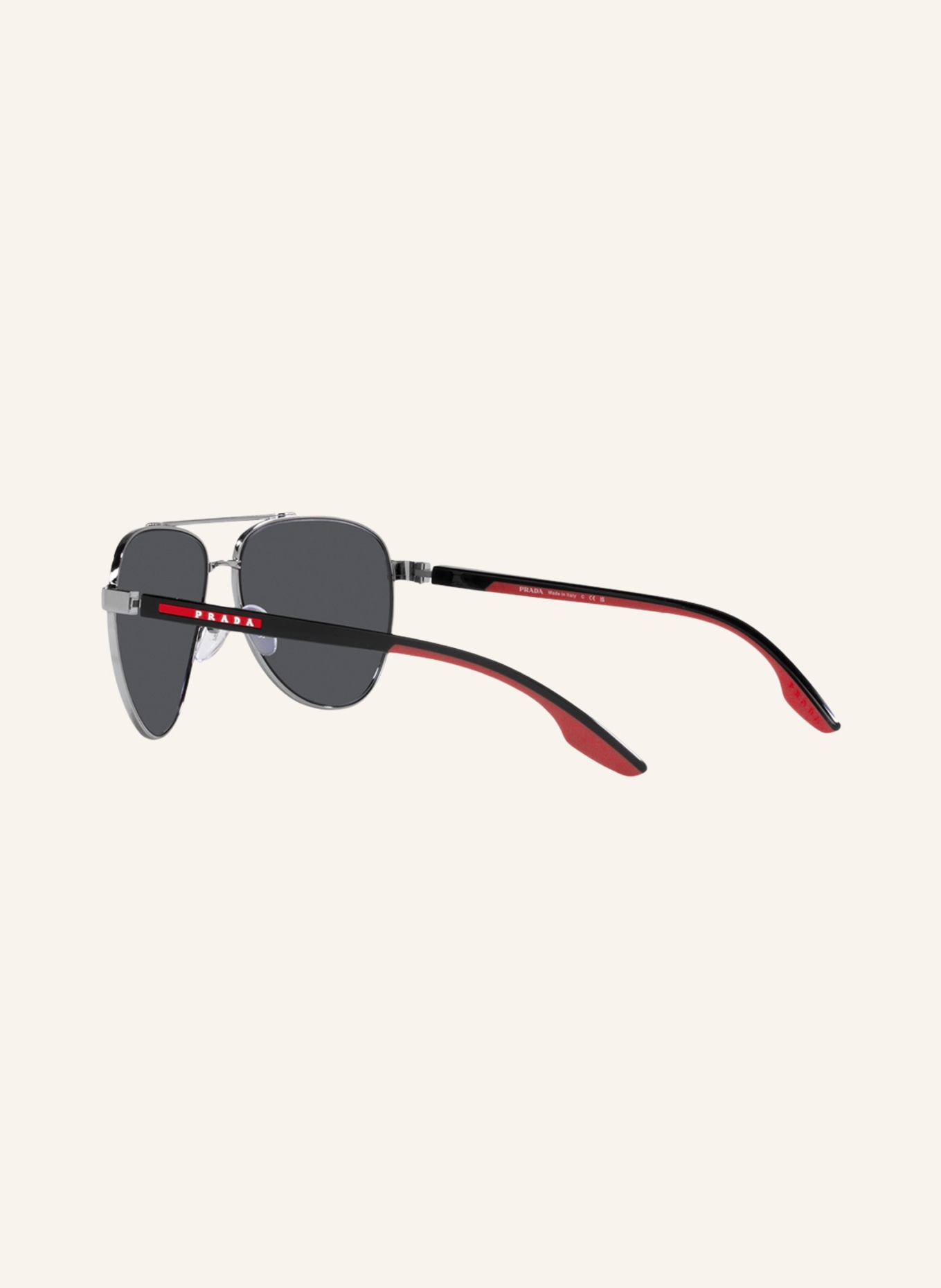 PRADA LINEA ROSSA Sunglasses PS 52YS, Color: 5AV07G - SILVER/ GRAY (Image 4)