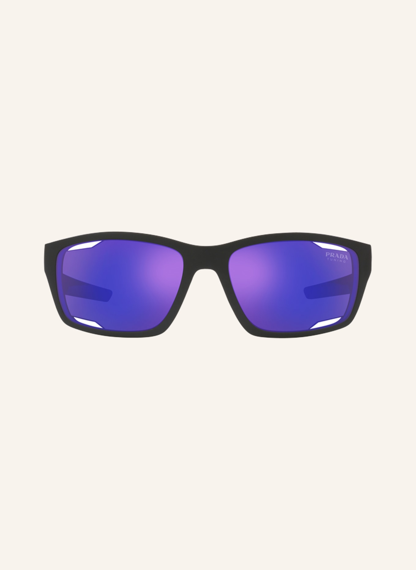 PRADA LINEA ROSSA Sunglasses PS 04YS, Color: 16G05U - BLACK/ BLUE (Image 2)