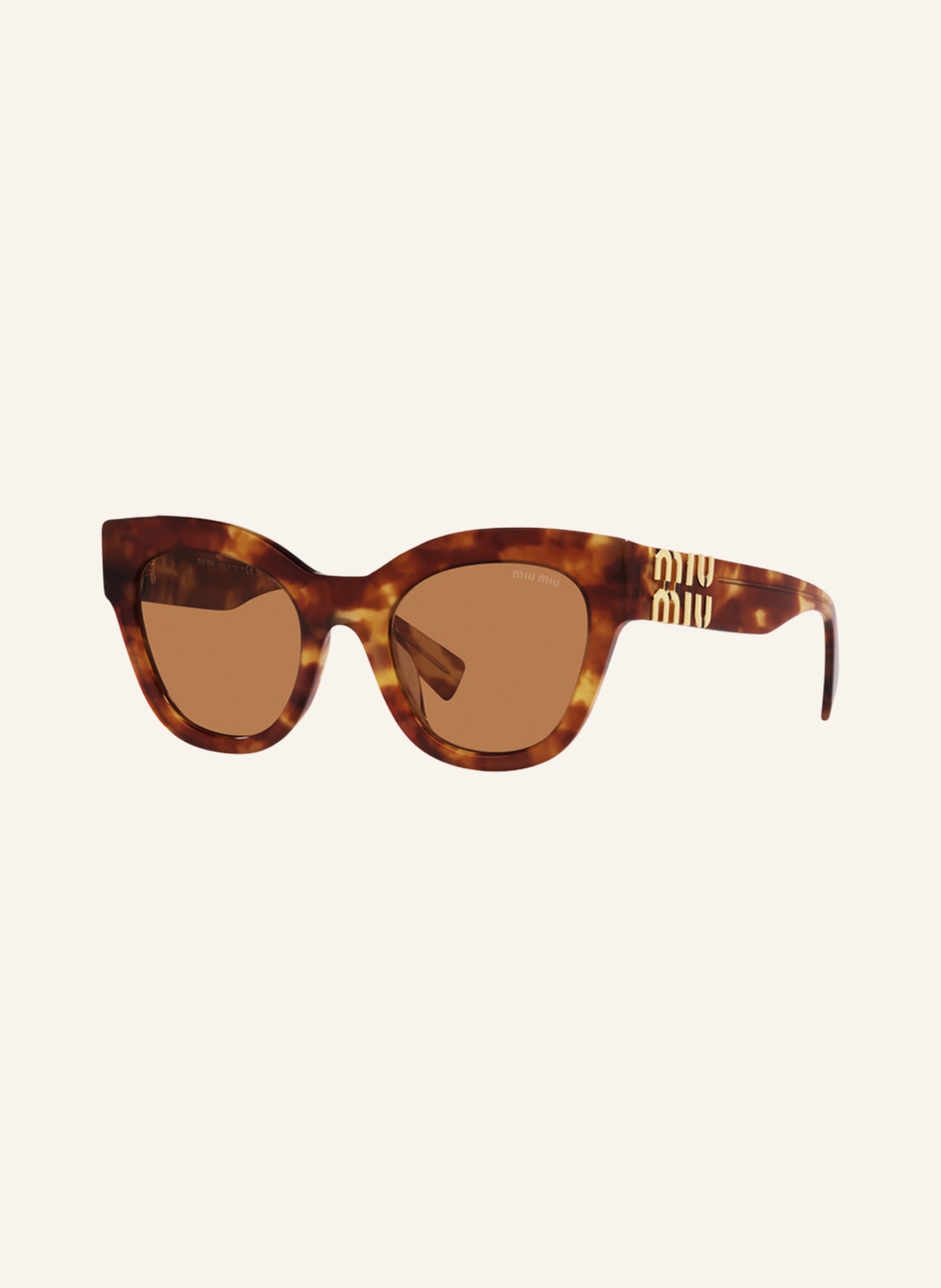 MIU MIU Sunglasses MU 01YS, Color: 4BW2Z1 - HAVANA/ BROWN (Image 1)