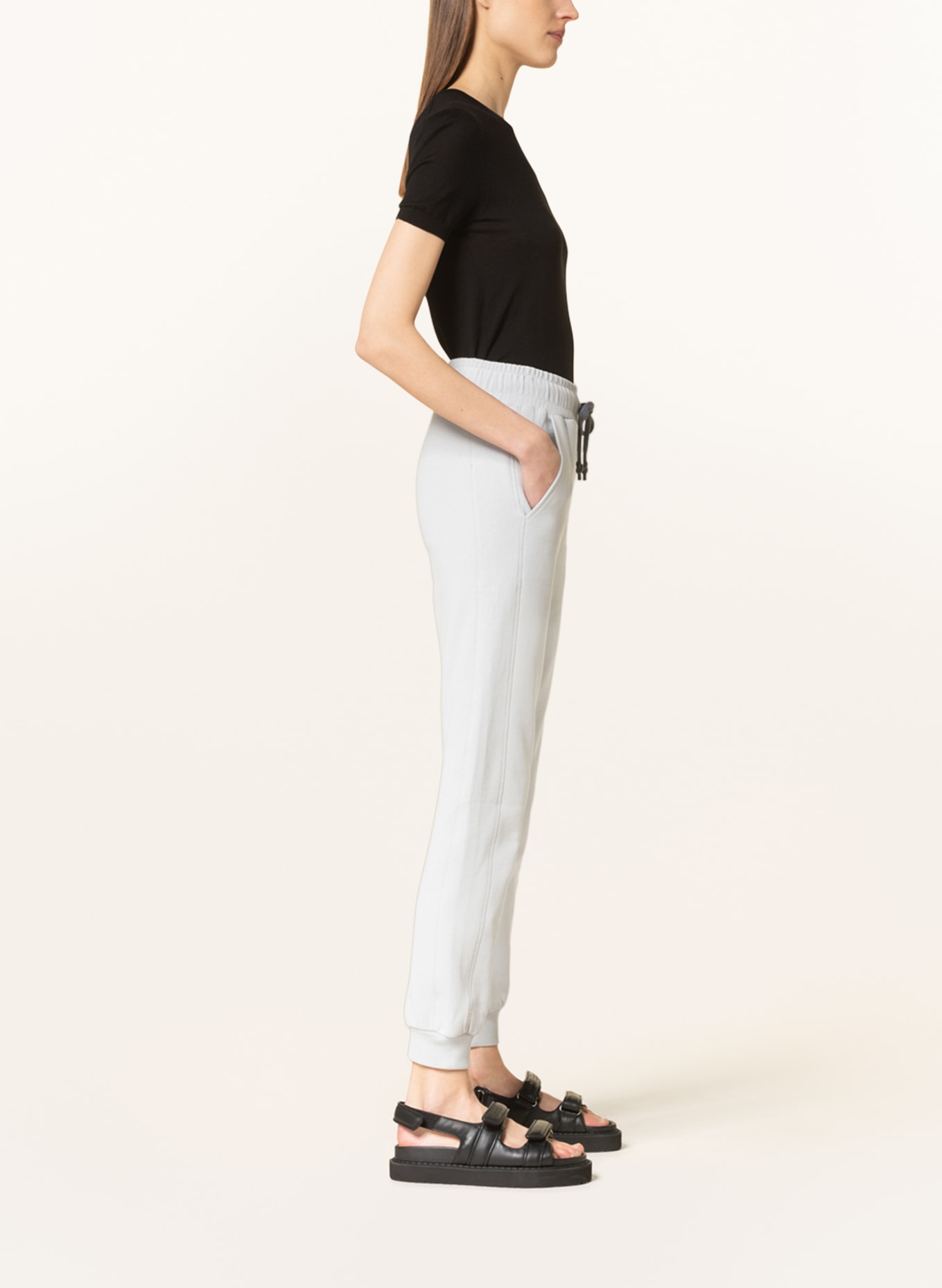 PATRIZIA PEPE Sweatpants, Color: LIGHT GRAY (Image 4)