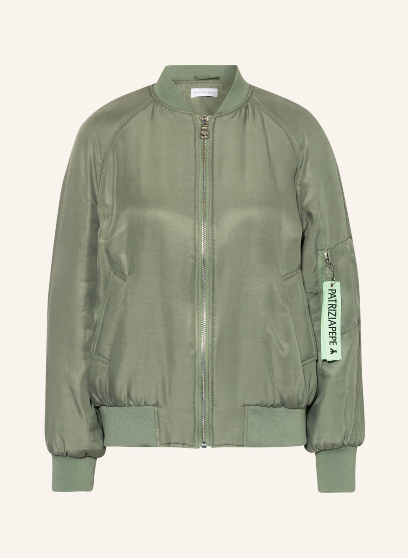 PATRIZIA PEPE Bomber jacket, Color: OLIVE (Image 1)