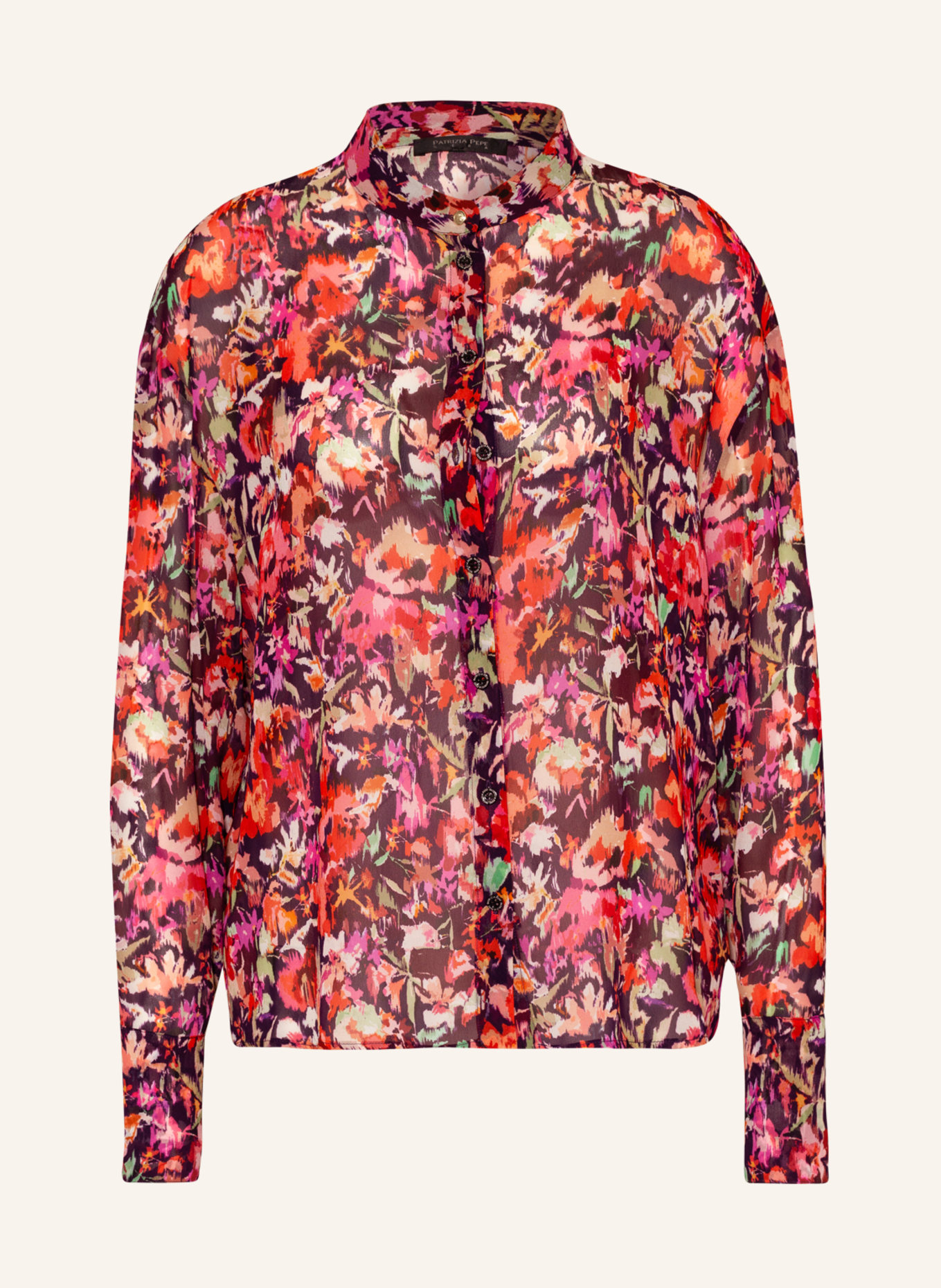 PATRIZIA PEPE Bluse, Farbe: LILA/ PINK/ ROT (Bild 1)