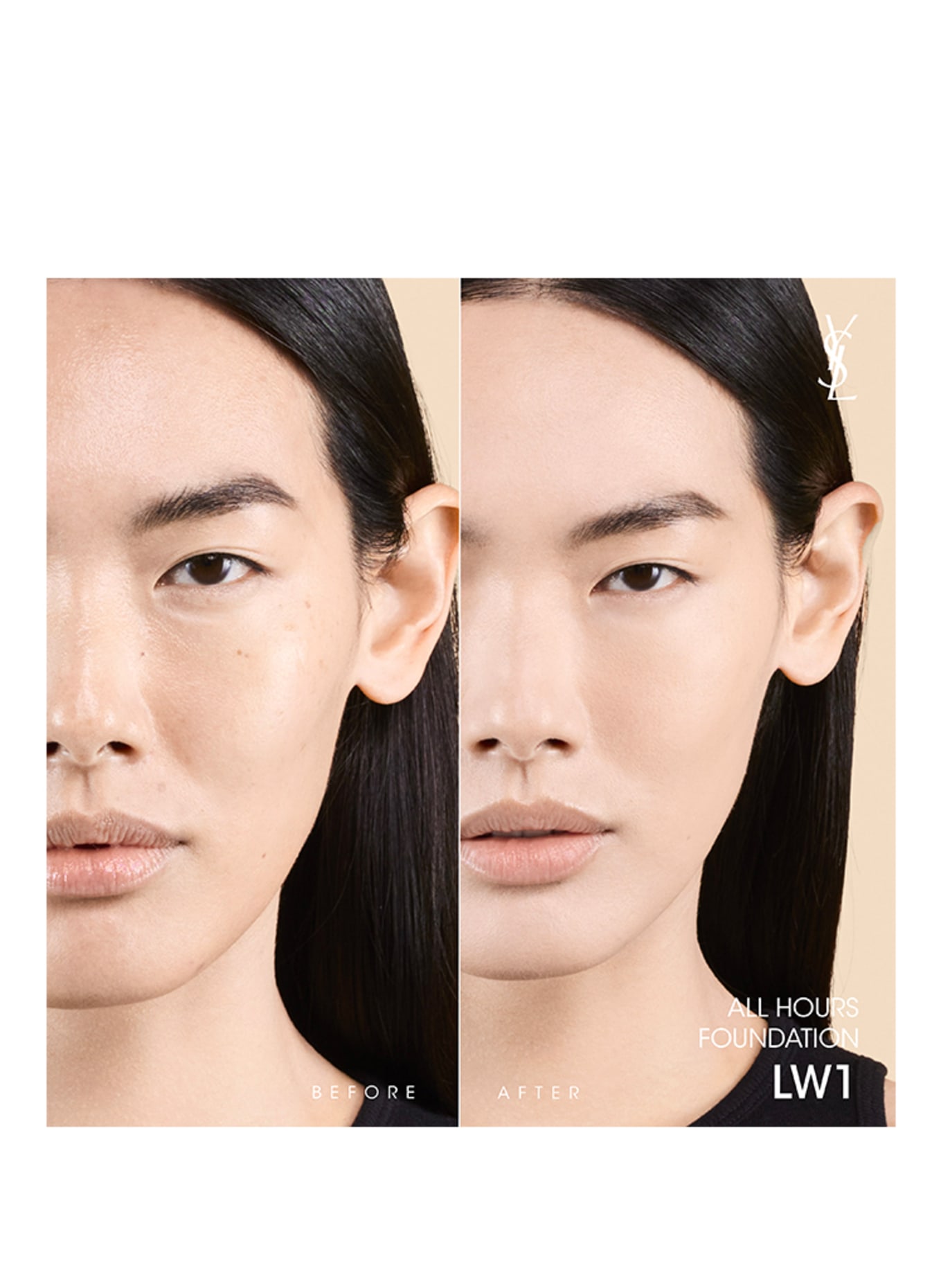 YVES SAINT LAURENT BEAUTÉ ENCRE DE PEAU ALL HOURS: LIGHT WARM 1