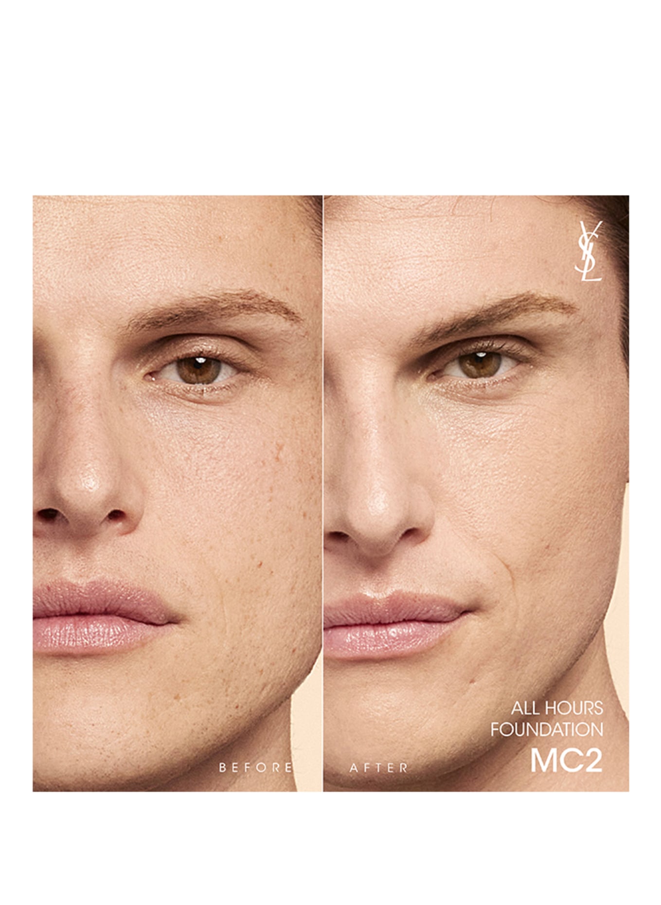 YVES SAINT LAURENT BEAUTÉ ENCRE DE PEAU ALL HOURS: MEDIUM COOL 2