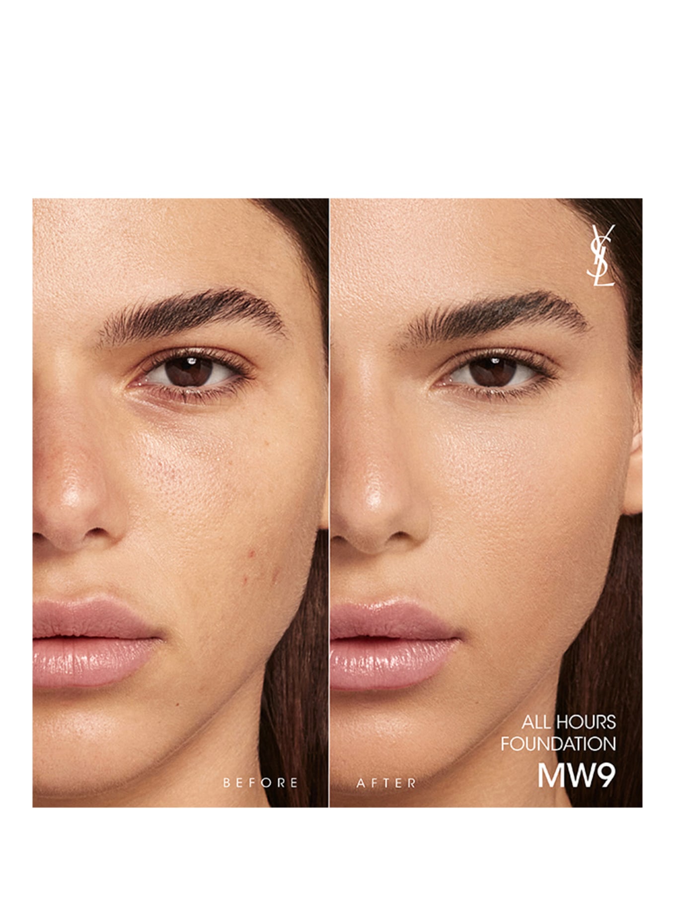 YVES SAINT LAURENT BEAUTÉ ENCRE DE PEAU ALL HOURS: MEDIUM WARM 9