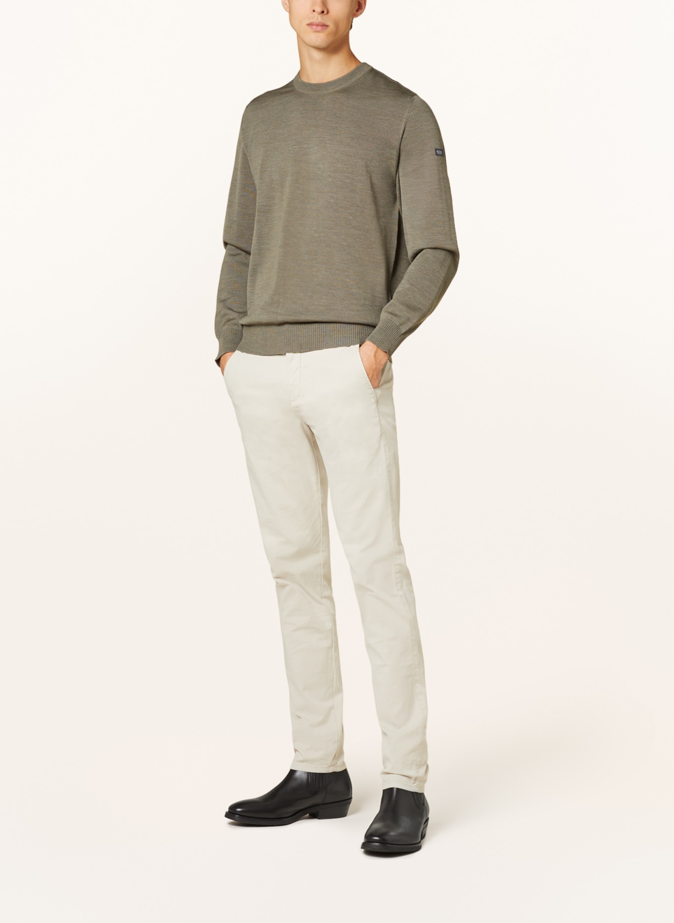 MAERZ MUENCHEN Pullover: KHAKI