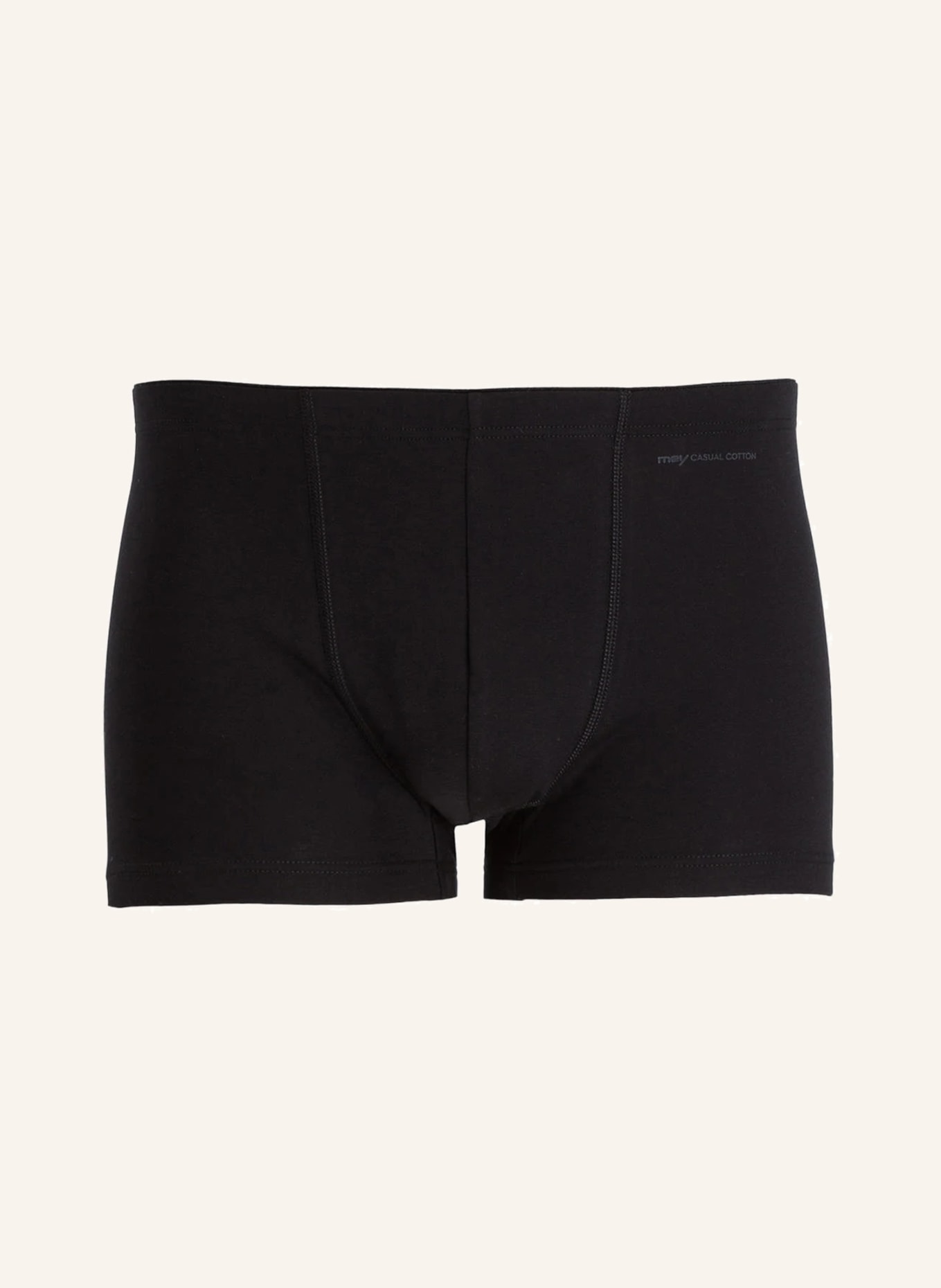 mey Boxer shorts series CASUAL COTTON, Color: BLACK (Image 1)