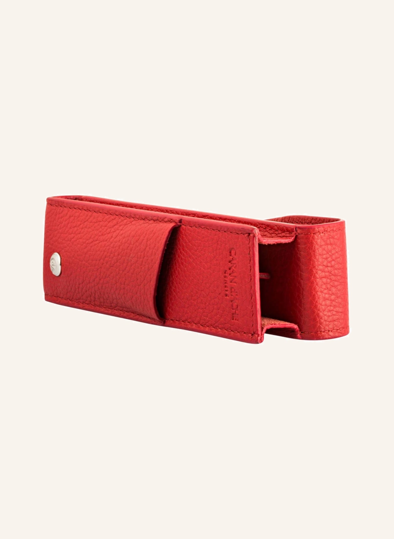 CARAN d'ACHE Leather case LÉMAN, Color: RED (Image 3)