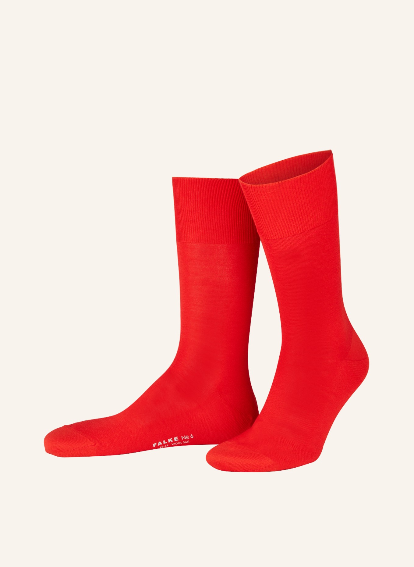FALKE Socks LUXURY NO. 6 , Color: 8156 cardinal (Image 1)