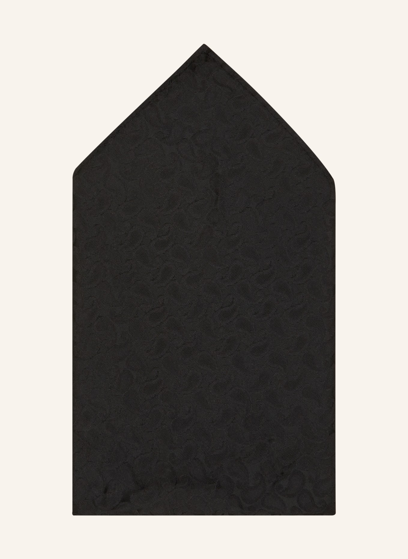 PAUL Zestaw: szelki, mucha i poszetka: CZARNY