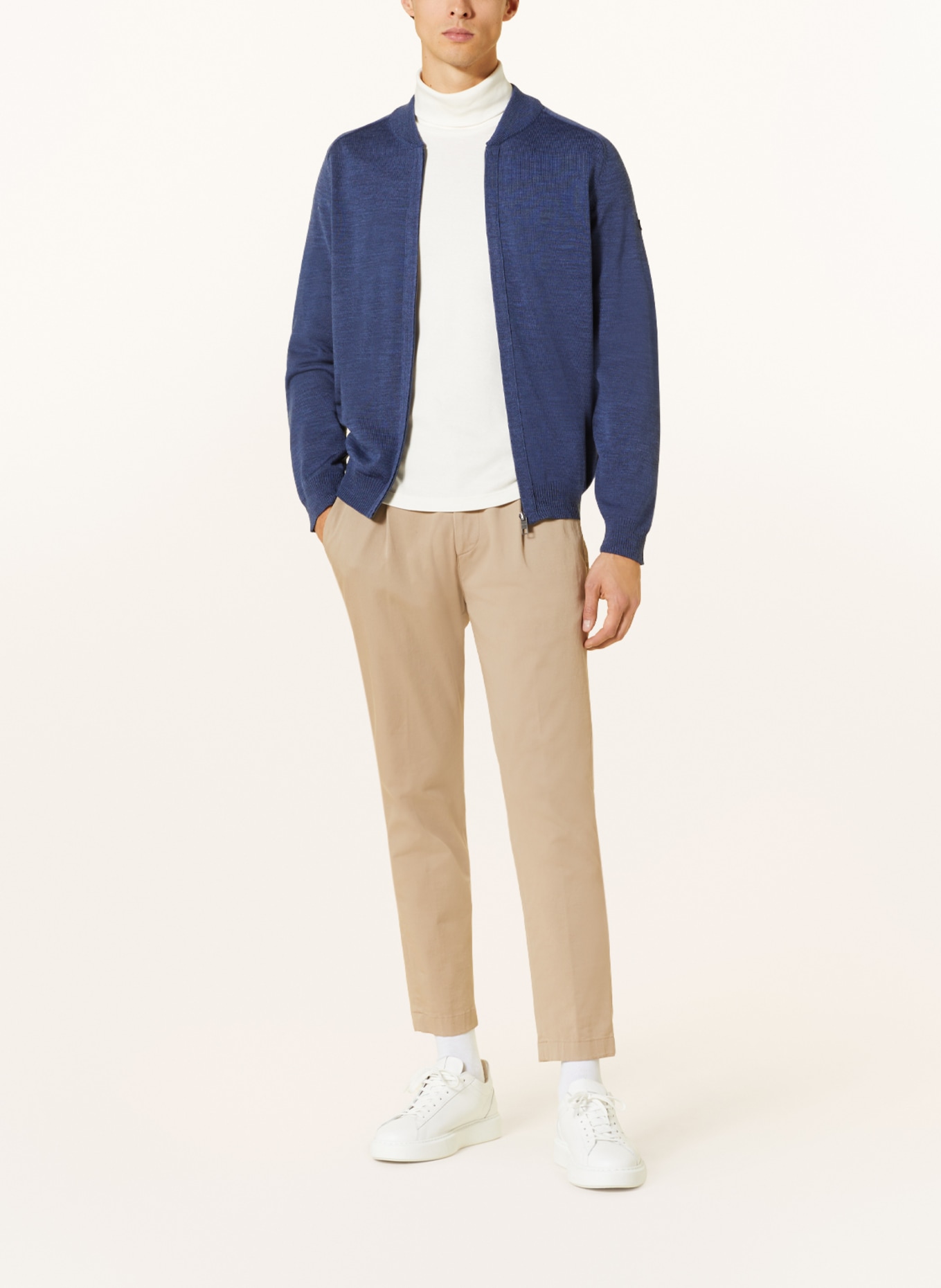 MAERZ MUENCHEN Strickjacke : DUNKELBLAU
