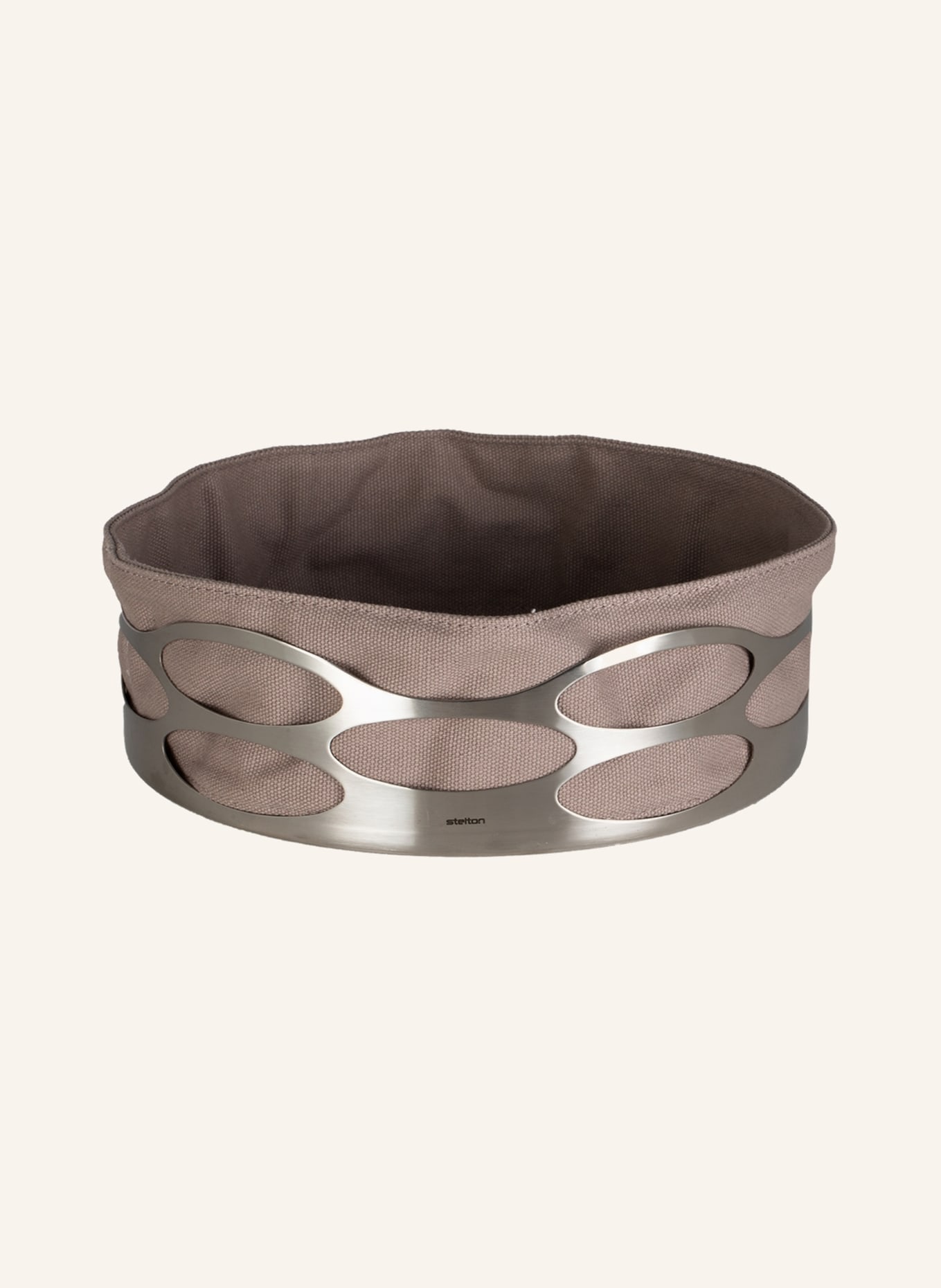 stelton Bread bowl EMBRACE, Color: SILVER/ TAUPE (Image 1)