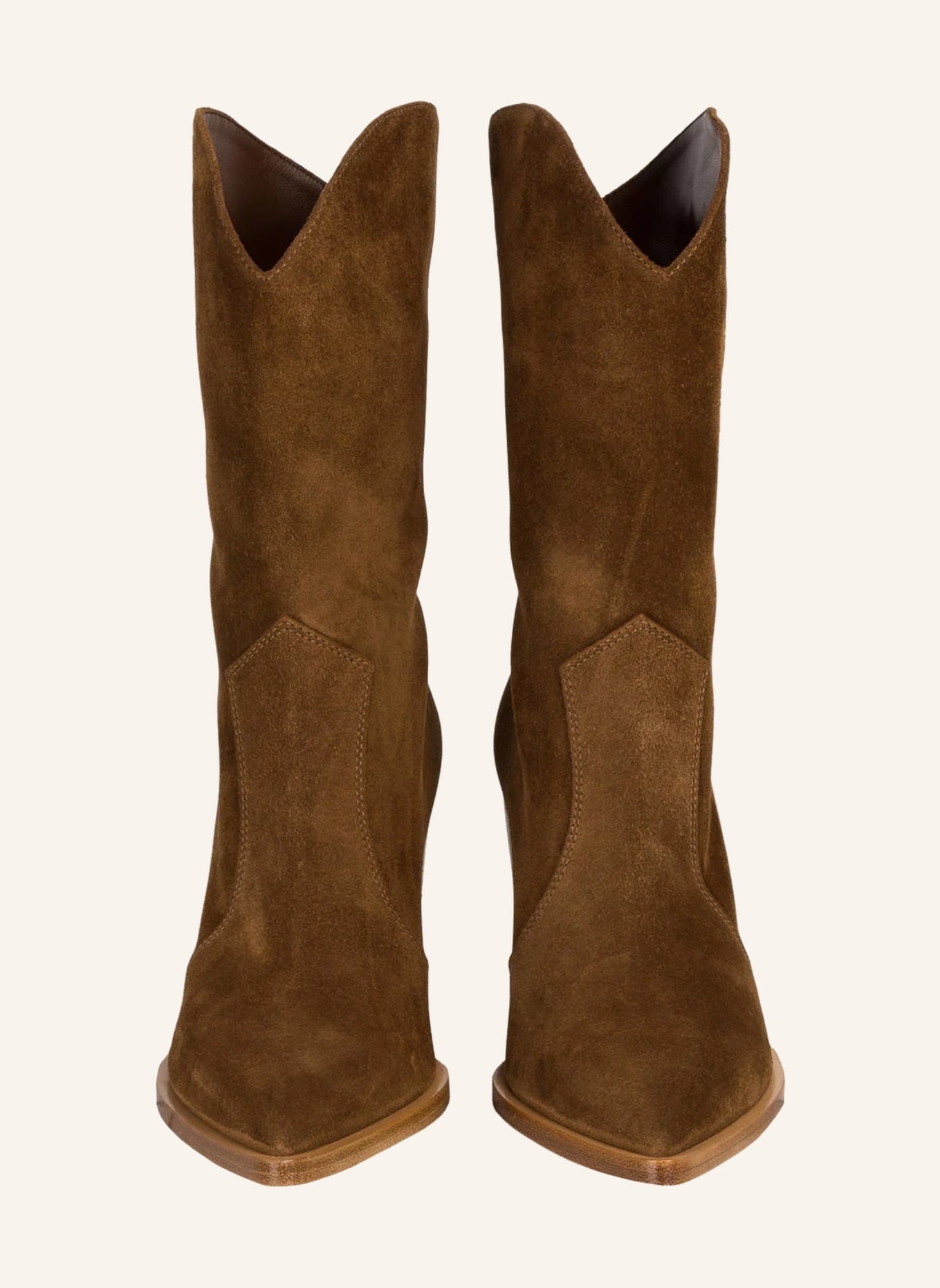 Gianvito Rossi Cowboy Boots, Farbe: HELLBRAUN (Bild 3)
