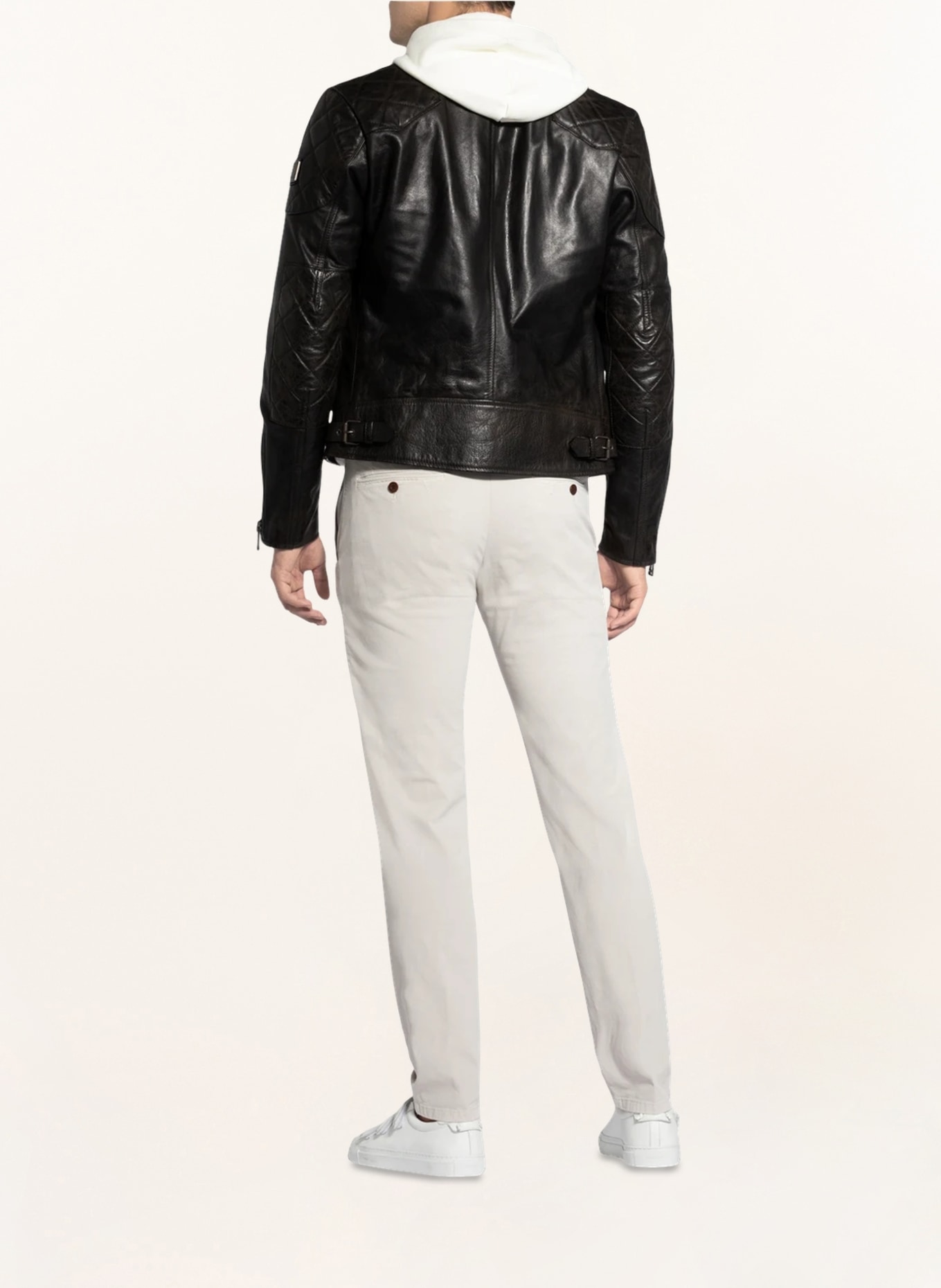 BELSTAFF Leather jacket OUTLAW  2.0, Color: BLACK (Image 3)