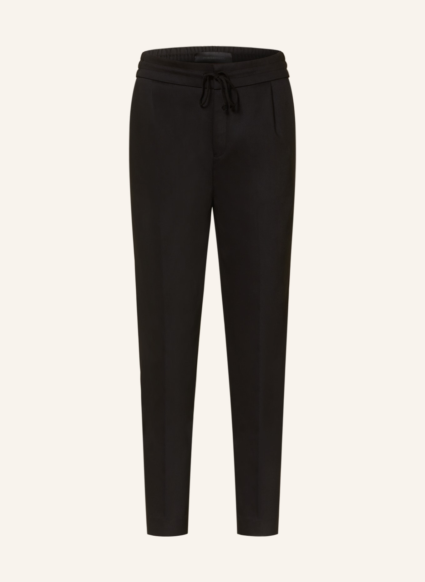 DRYKORN 7/8 trousers in jogger style, Color: BLACK (Image 1)