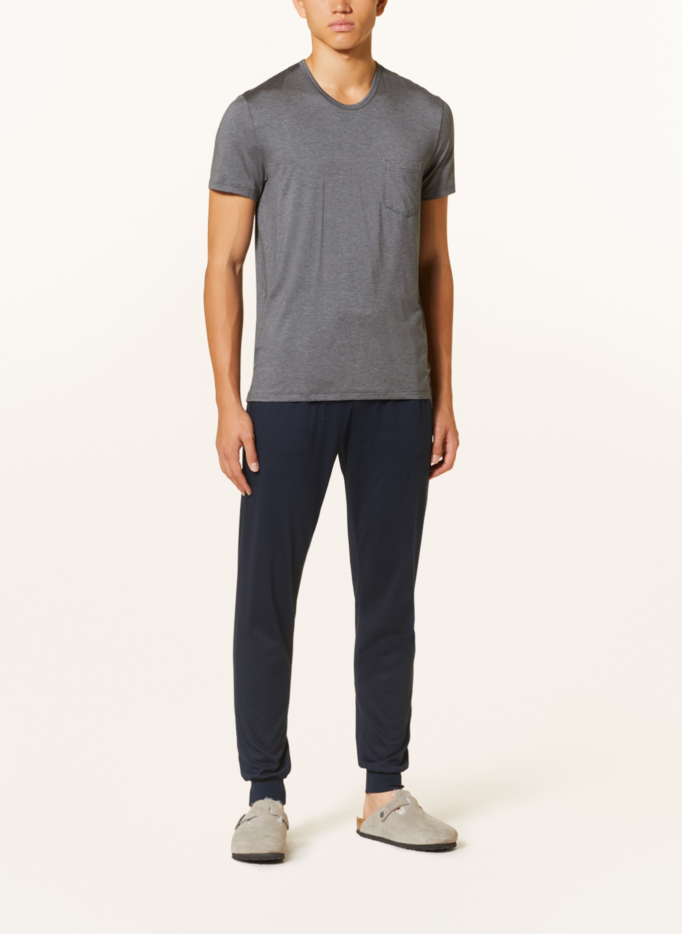 mey Pajama shirt series JEFFERSON MODAL, Color: GRAY (Image 2)