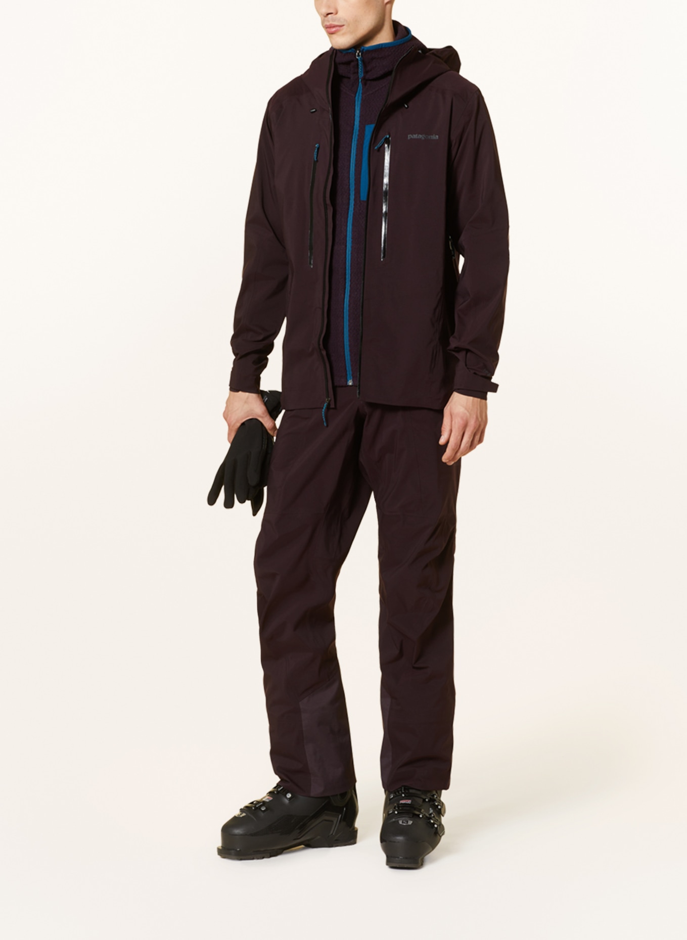 patagonia Skihose STORMSTRIDE: DUNKELLILA