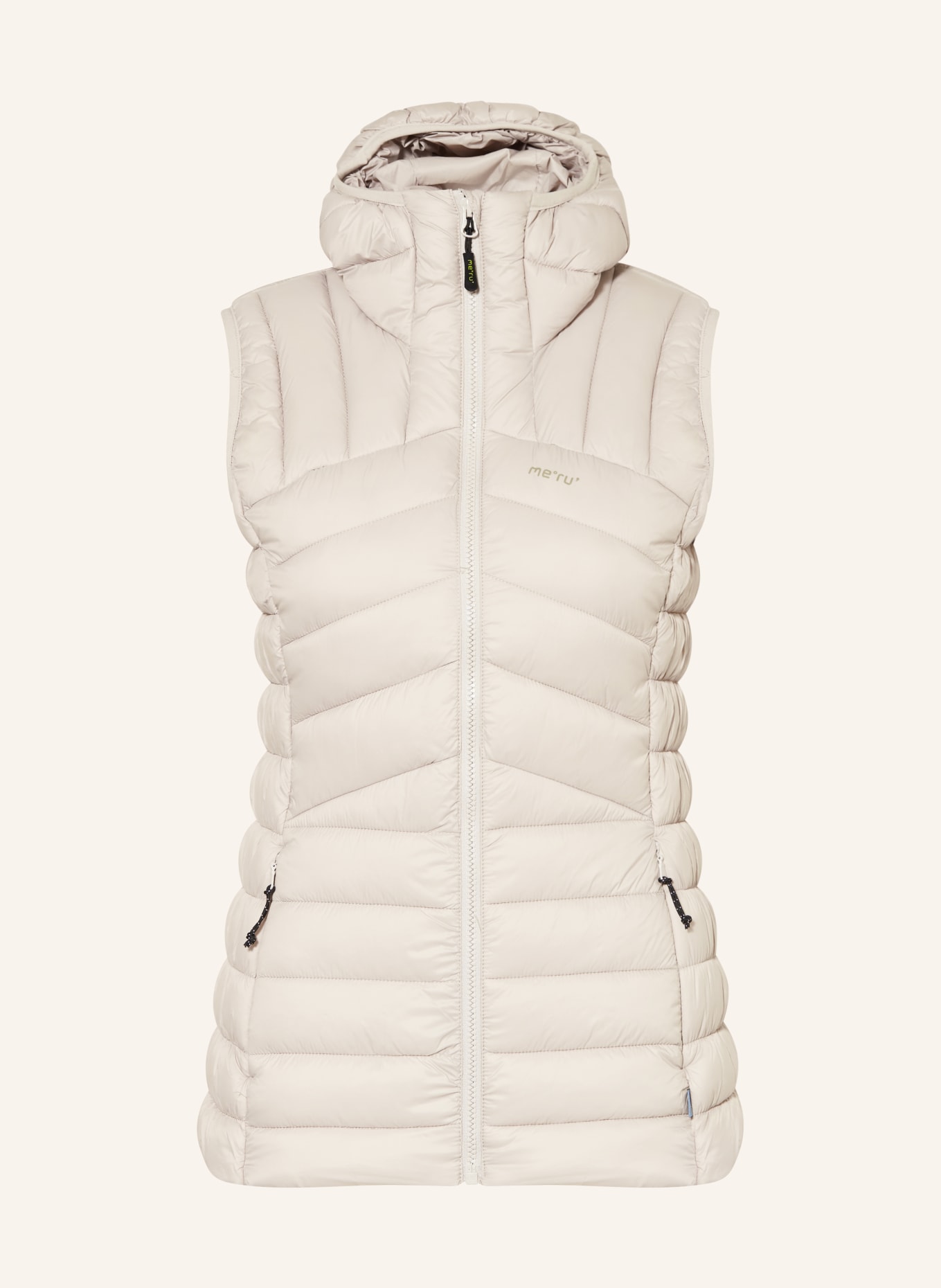 me°ru' Quilted vest RAKAIA, Color: LIGHT GRAY (Image 1)