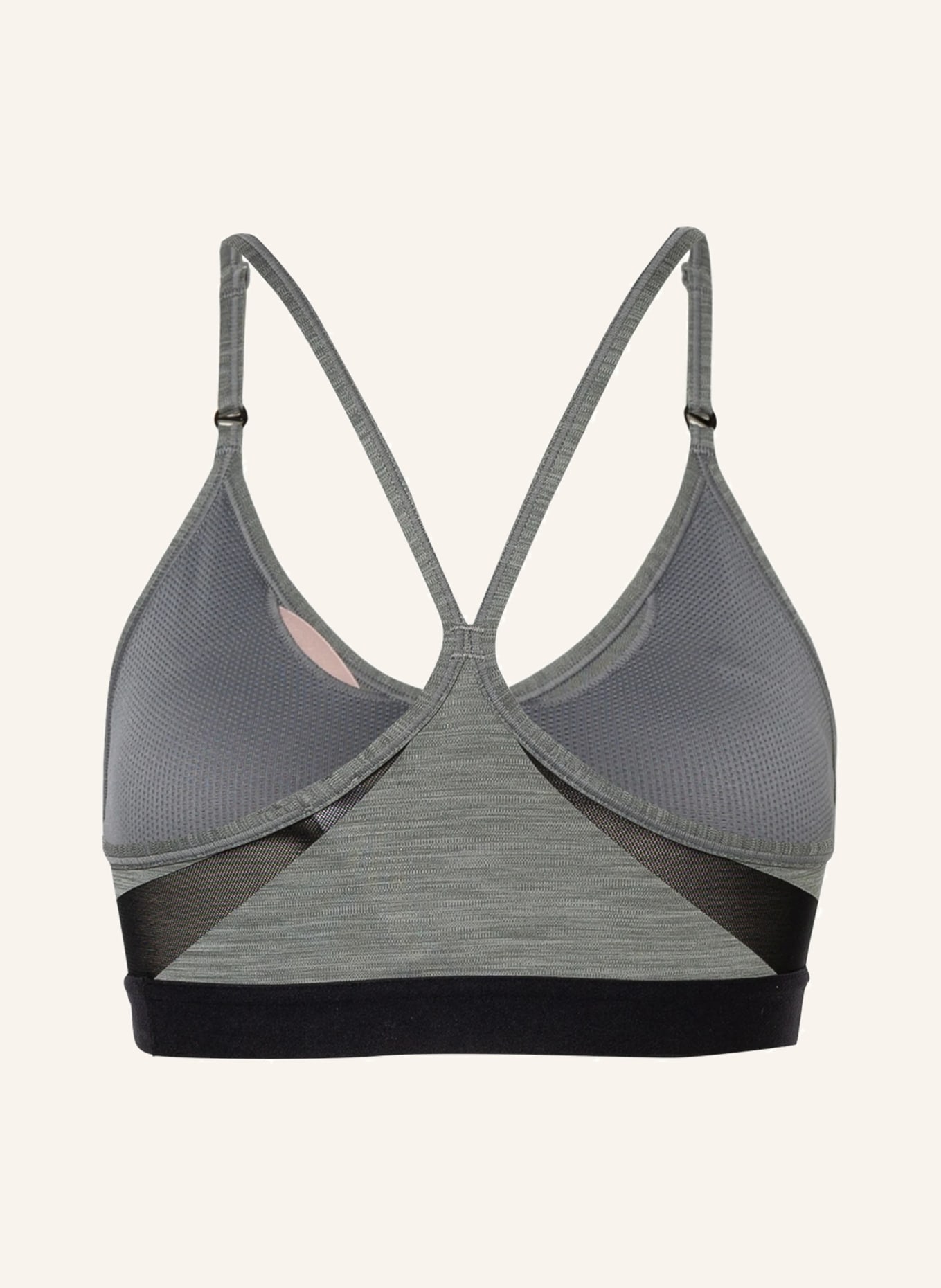 Nike Sports bra INDY, Color: BLACK/ GRAY (Image 2)