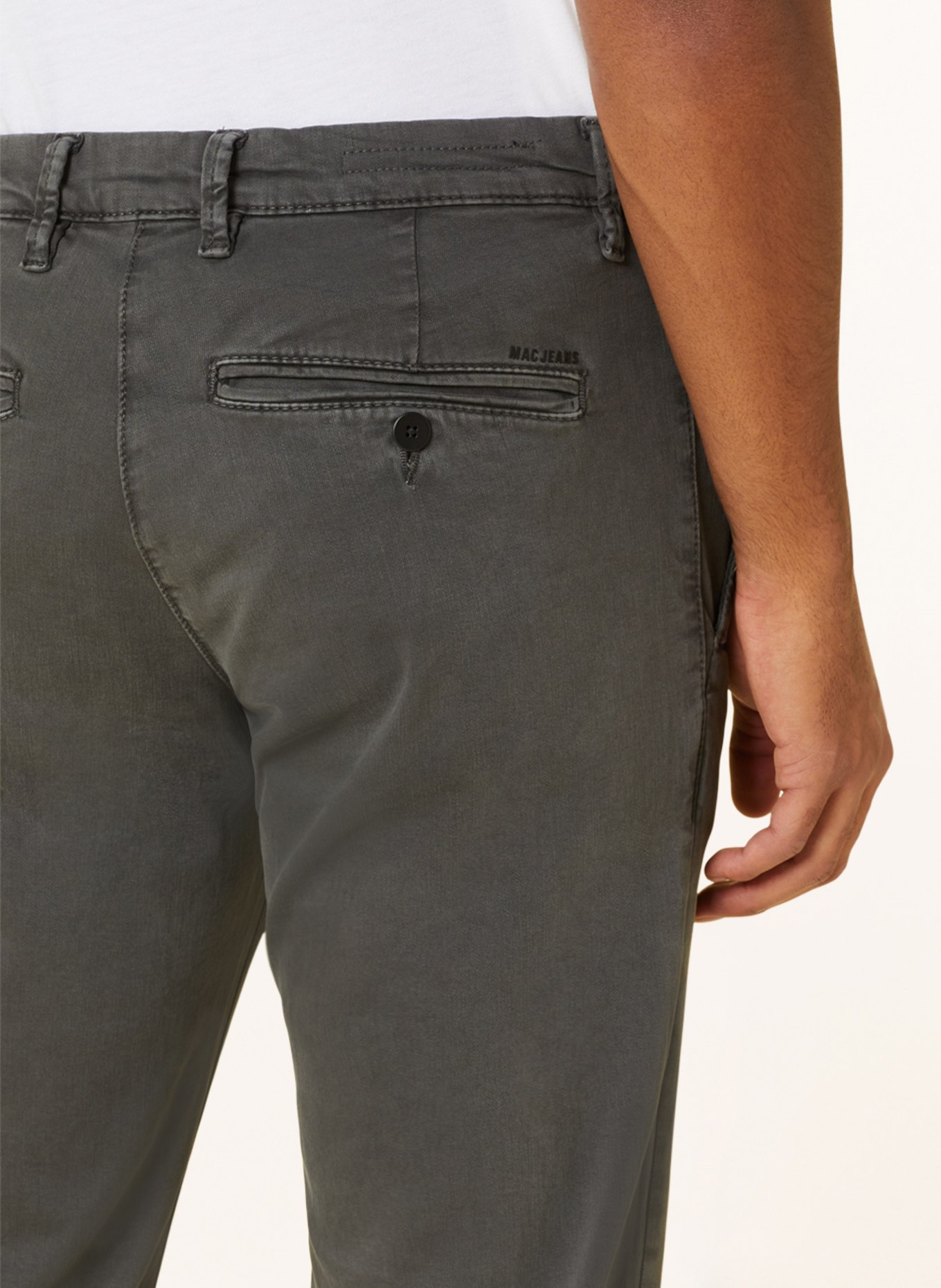 MAC Chino DRIVER Modern Fit: DONKERGRIJS